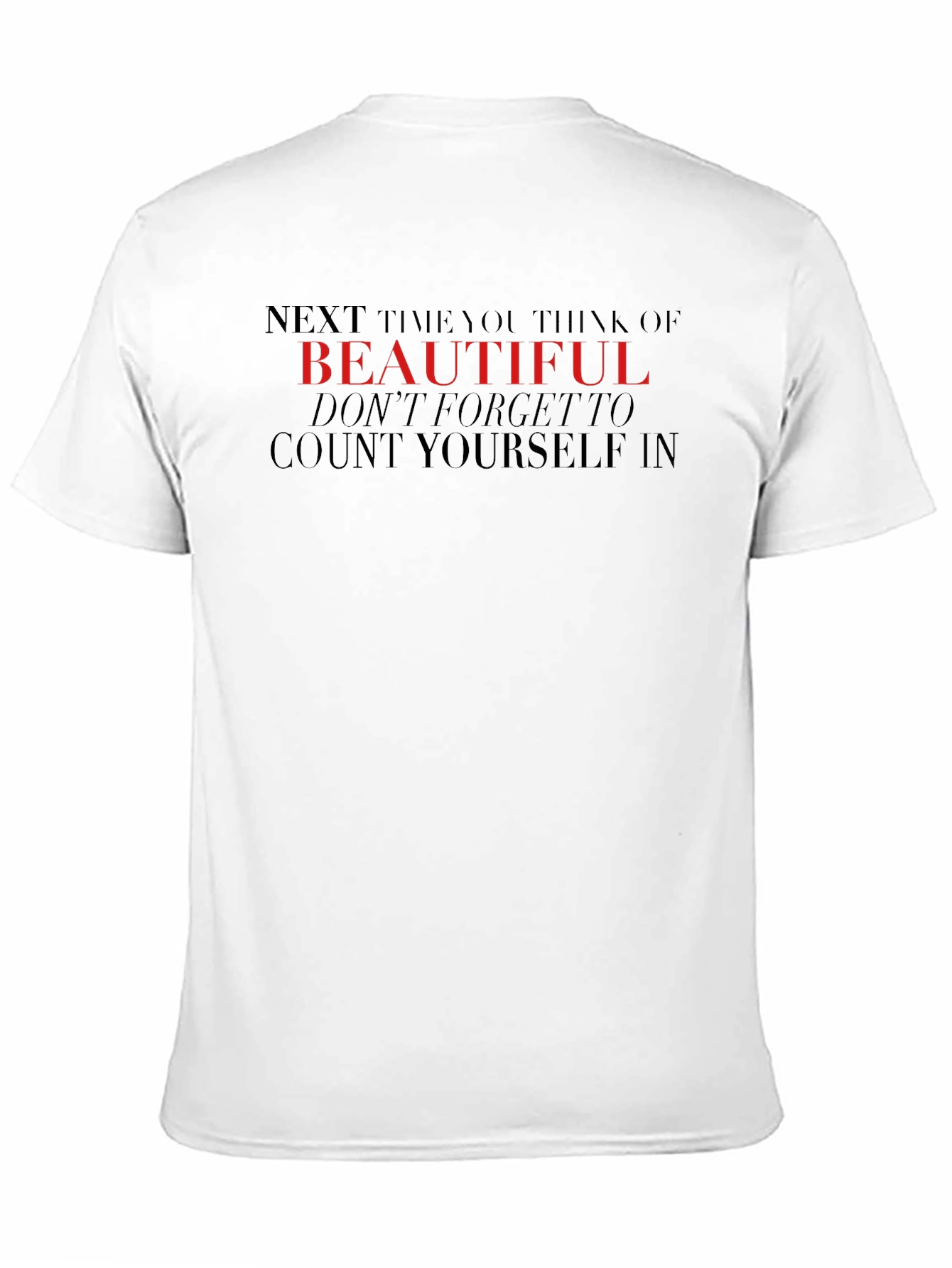 Inspirational Beauty Black T-Shirt