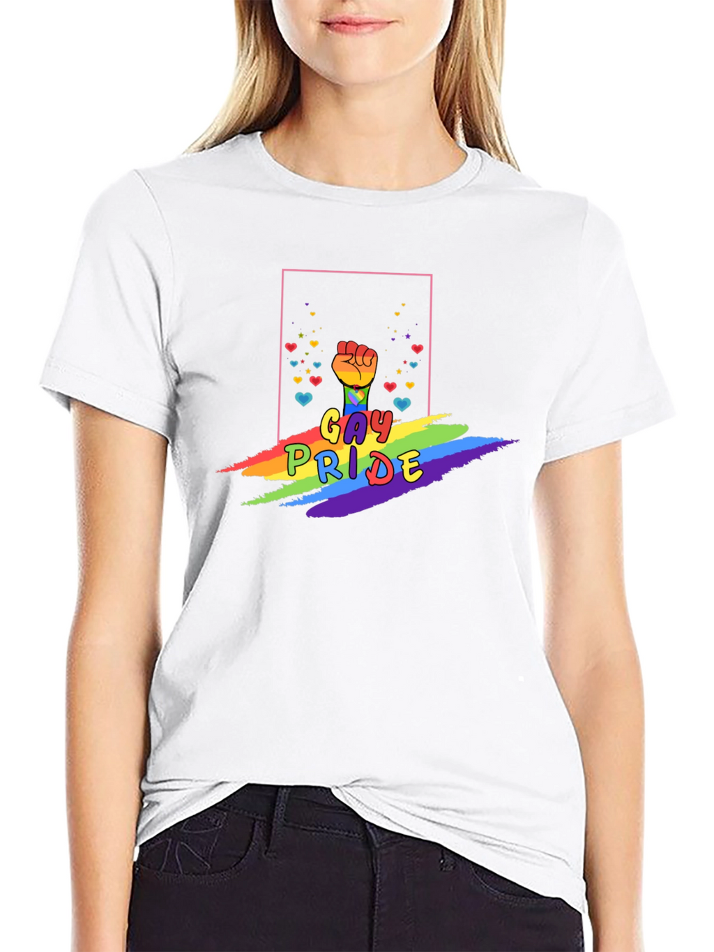 Gay Pride Fist Rainbow T-Shirt