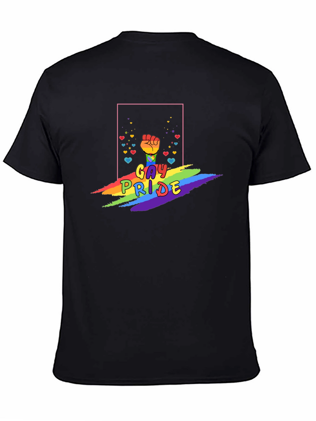 Gay Pride Fist Rainbow T-Shirt