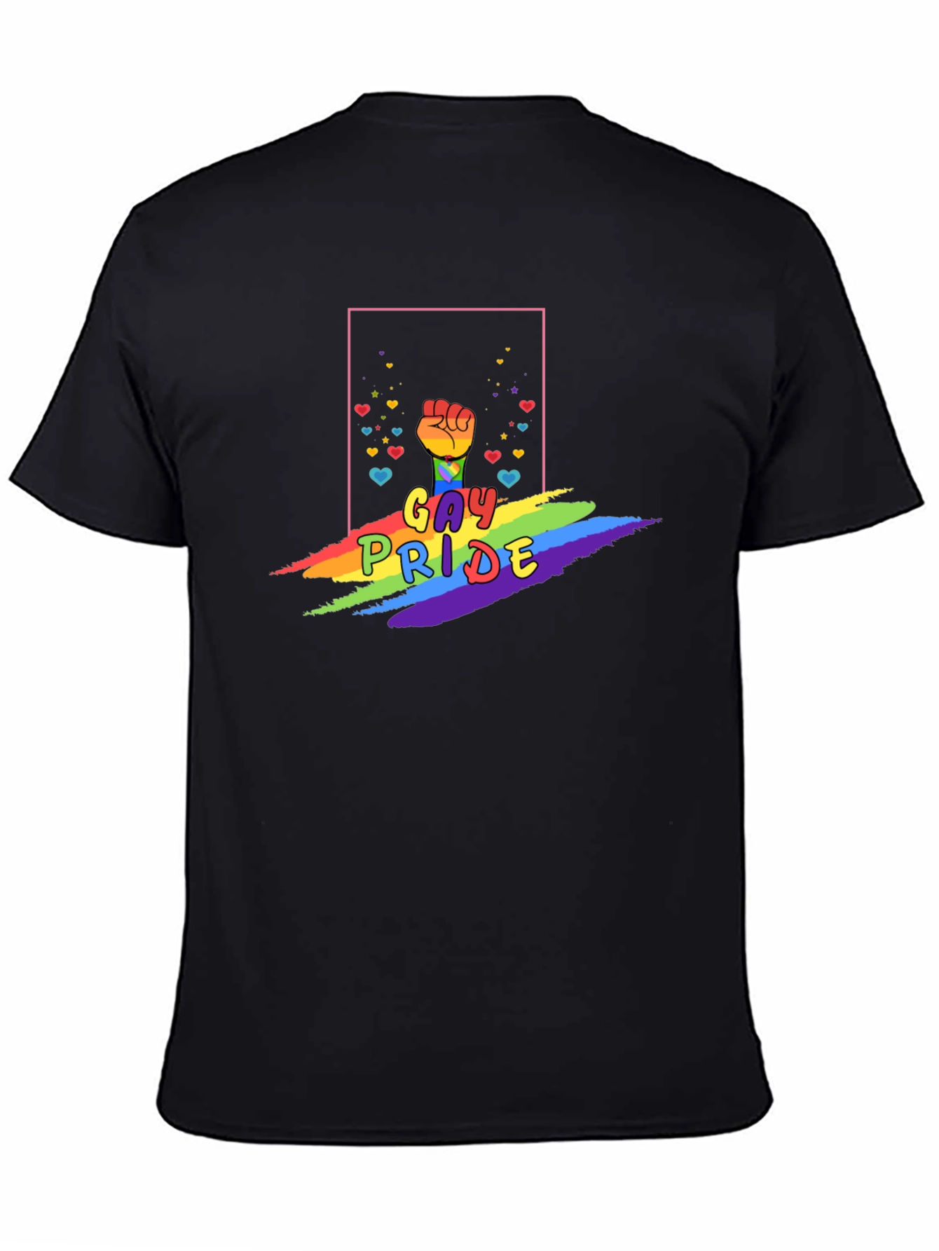 Gay Pride Fist Rainbow T-Shirt