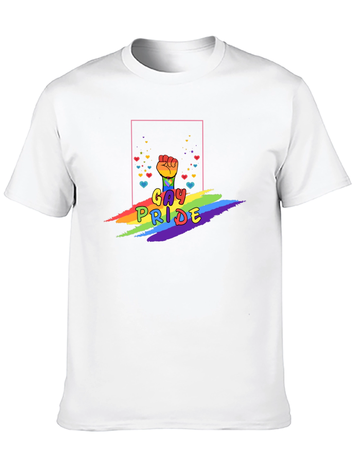 Gay Pride Fist Rainbow T-Shirt