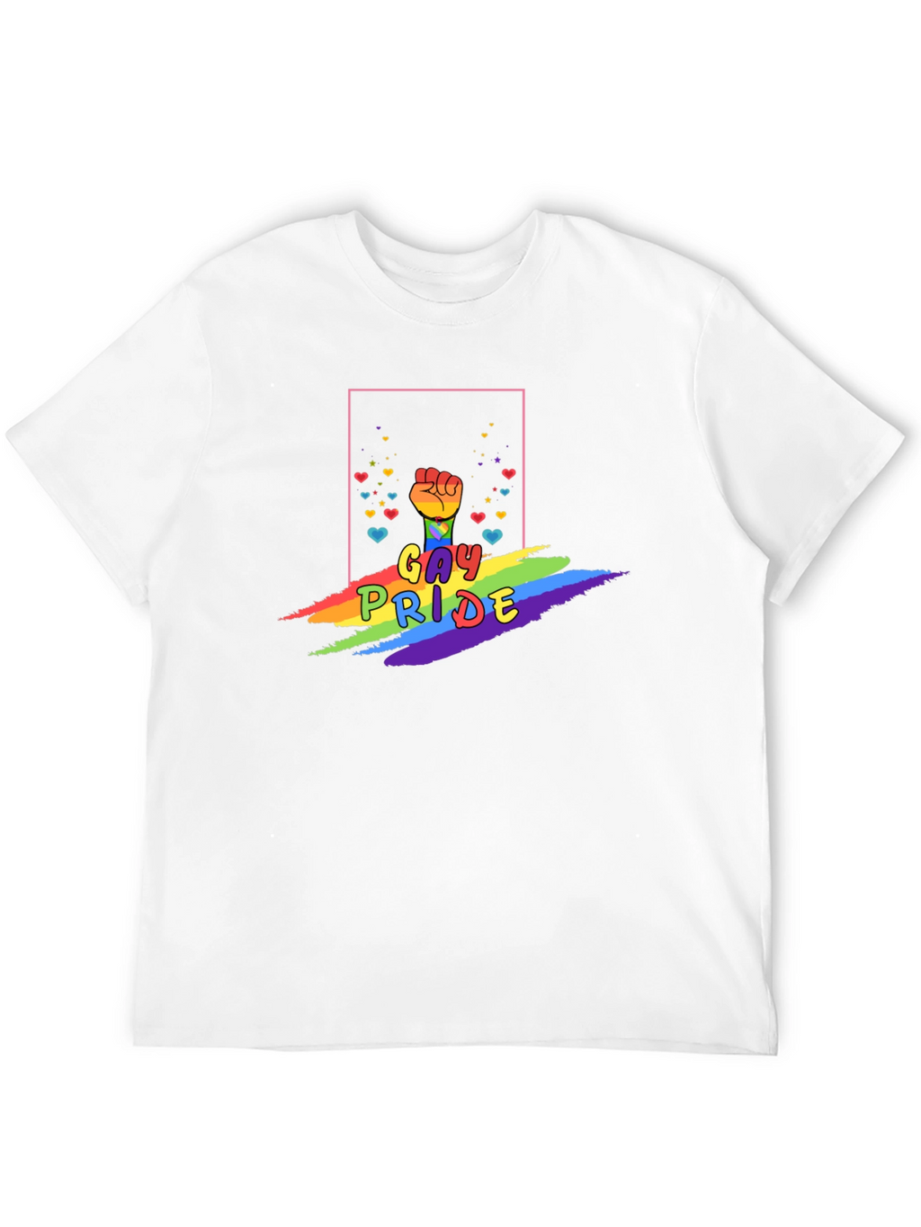 Gay Pride Fist Rainbow T-Shirt