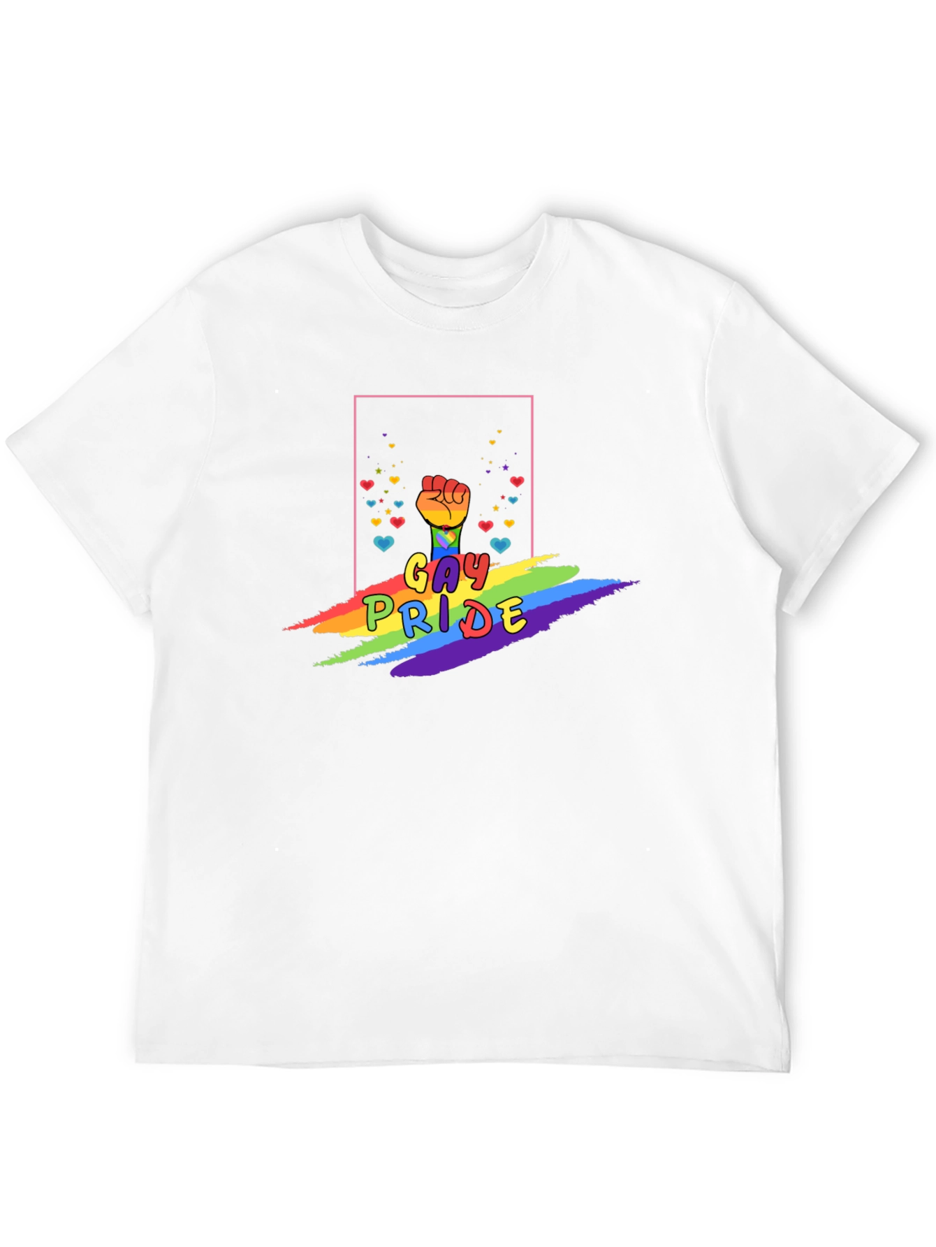 Gay Pride Fist Rainbow T-Shirt