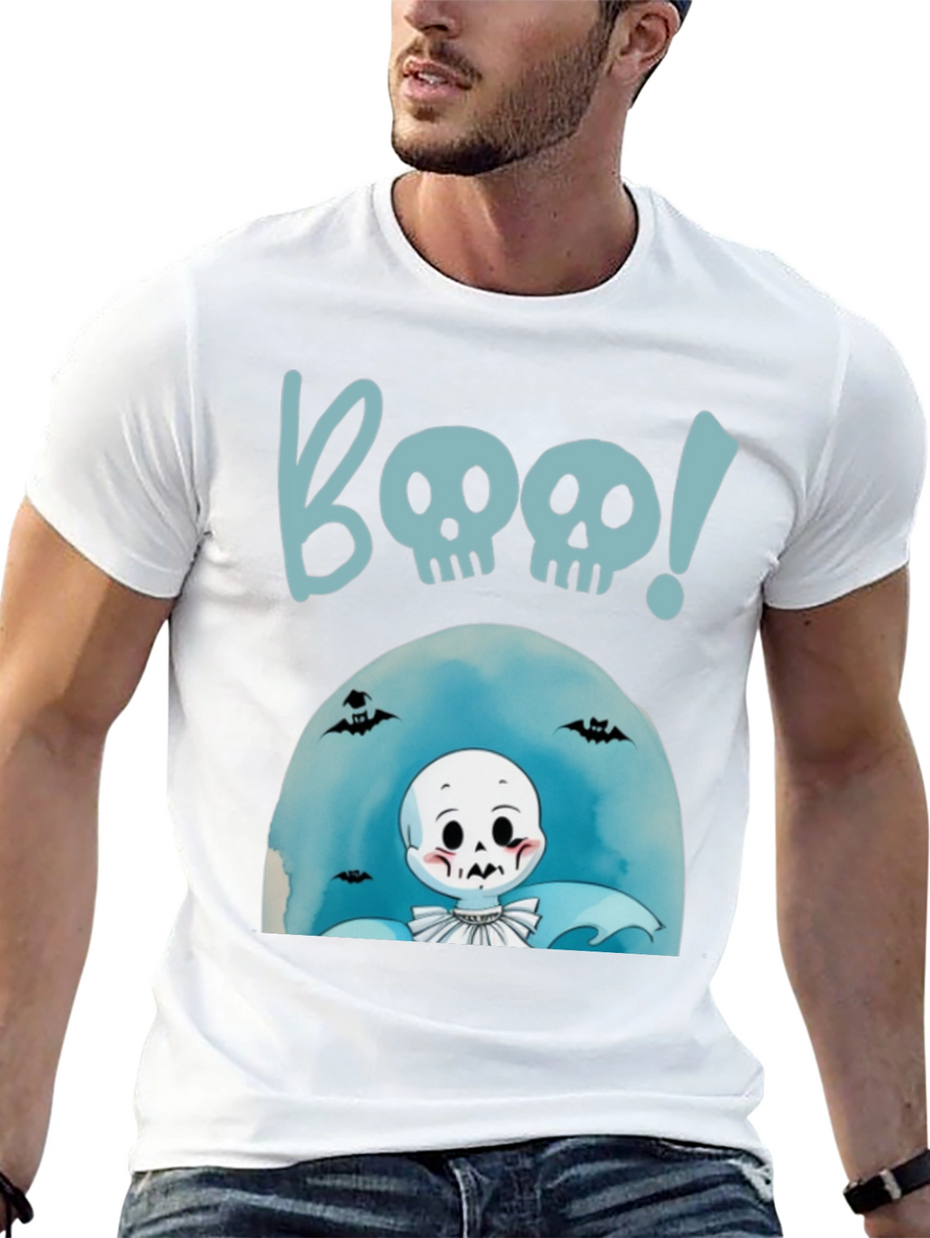 Boo! Spooky Cute Halloween Graphic Tee