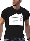 Envelope Graphic T-Shirt - Classic Mail Design