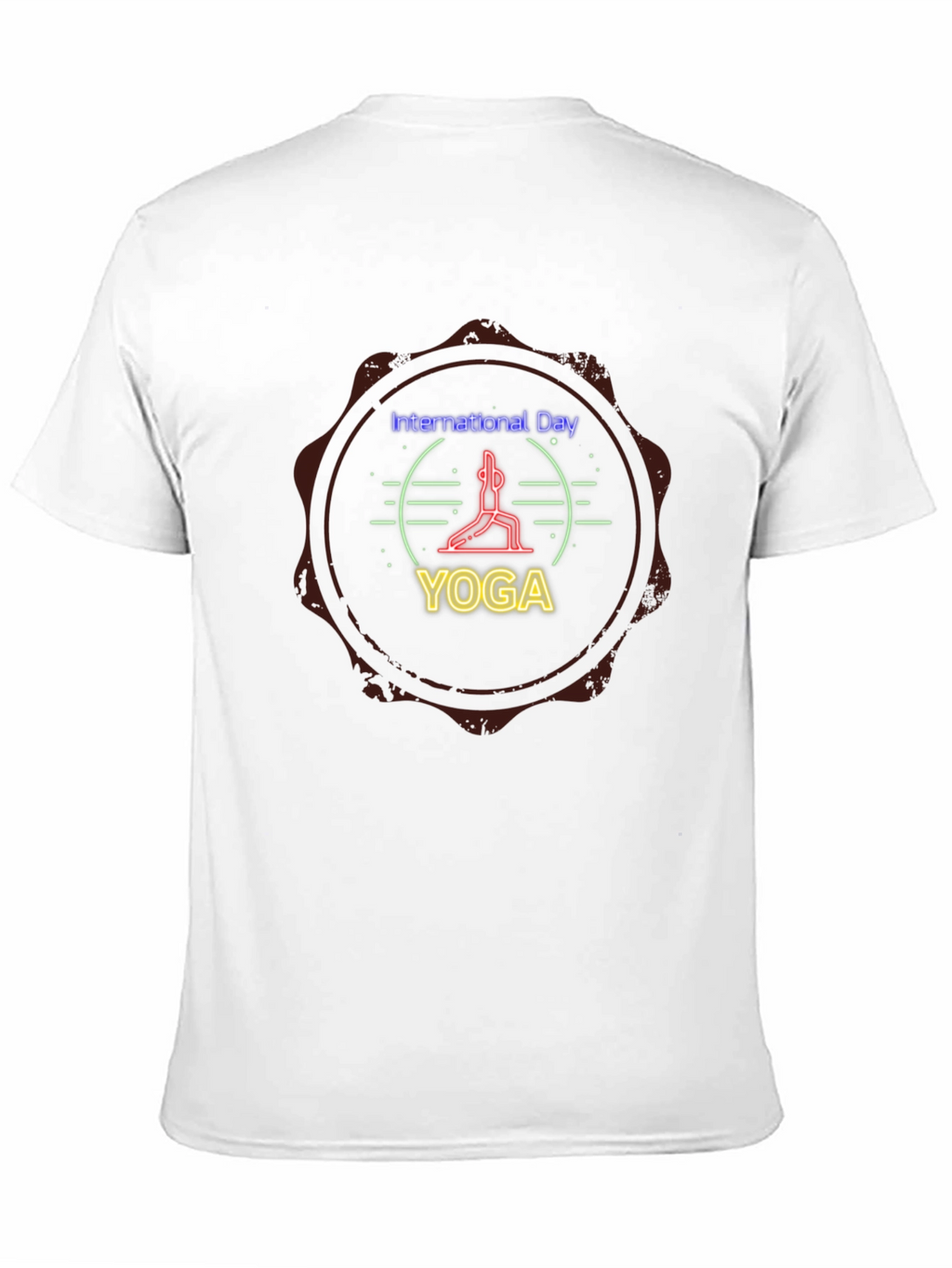 International Yoga Day Graphic Tee - Black
