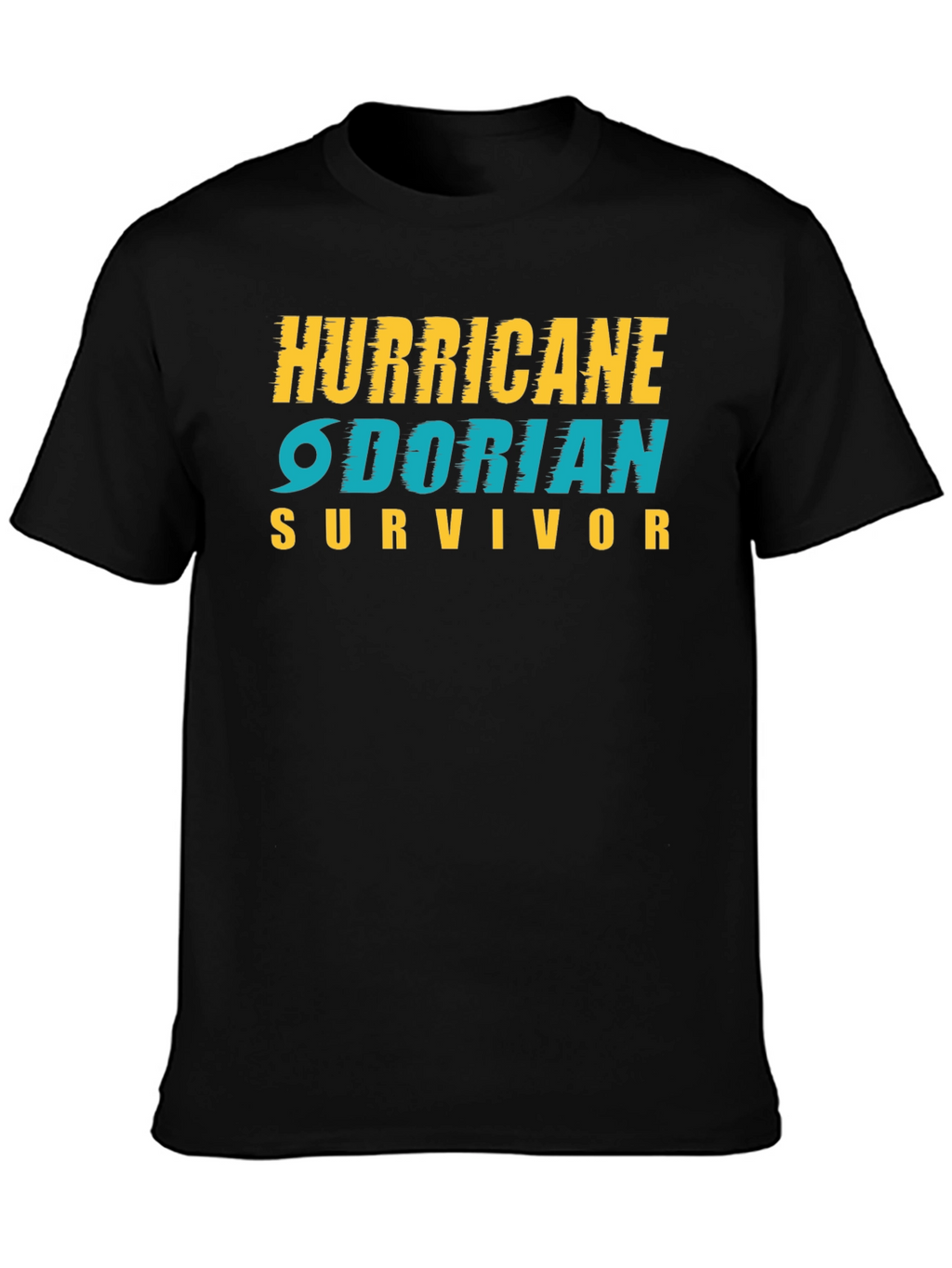 Hurricane Dorian Survivor Black T-Shirt