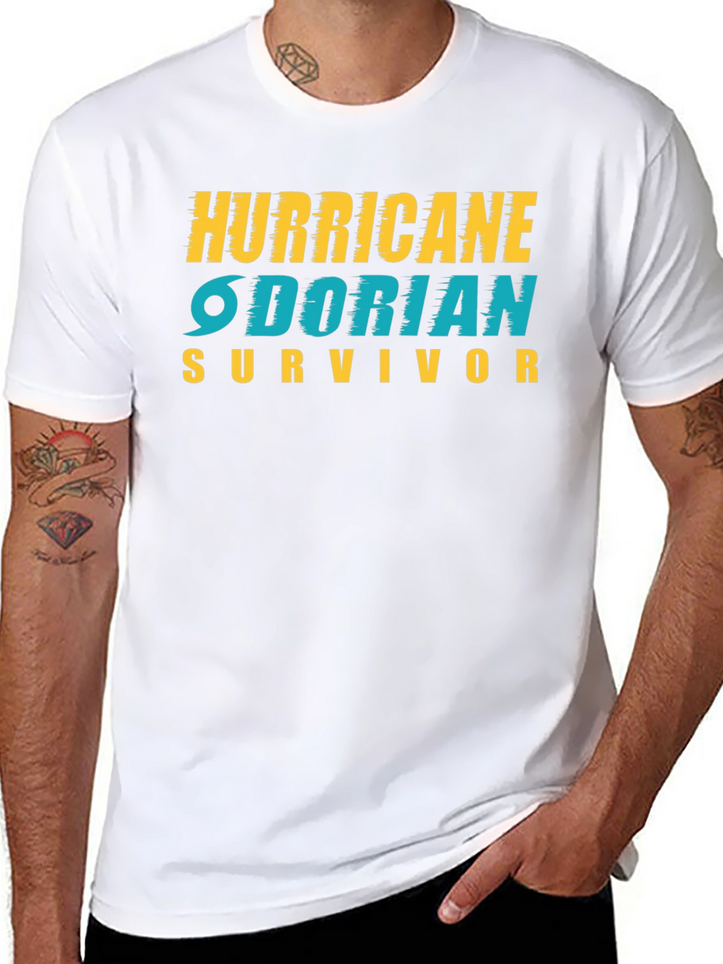 Hurricane Dorian Survivor Black T-Shirt