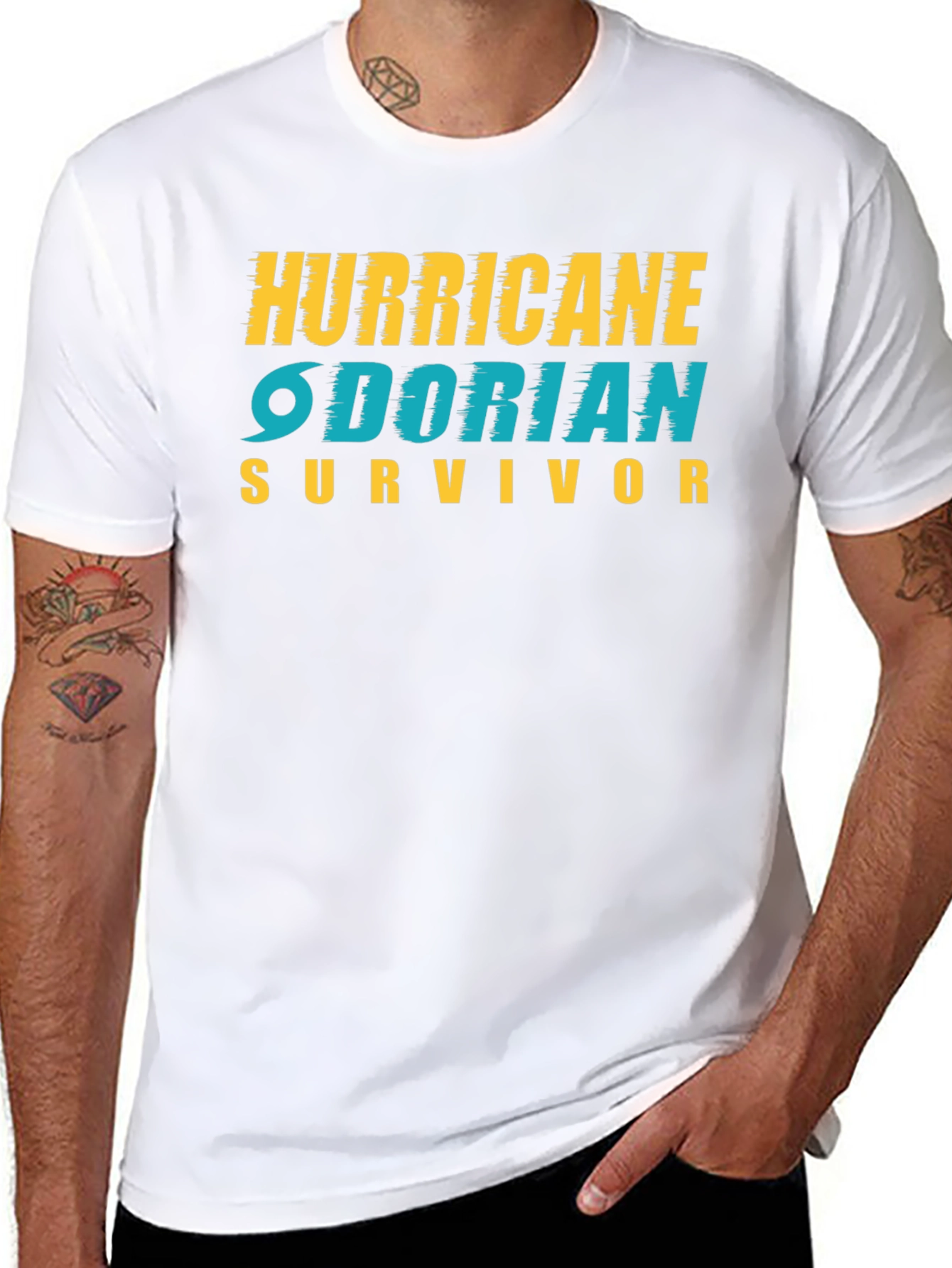 Hurricane Dorian Survivor Black T-Shirt