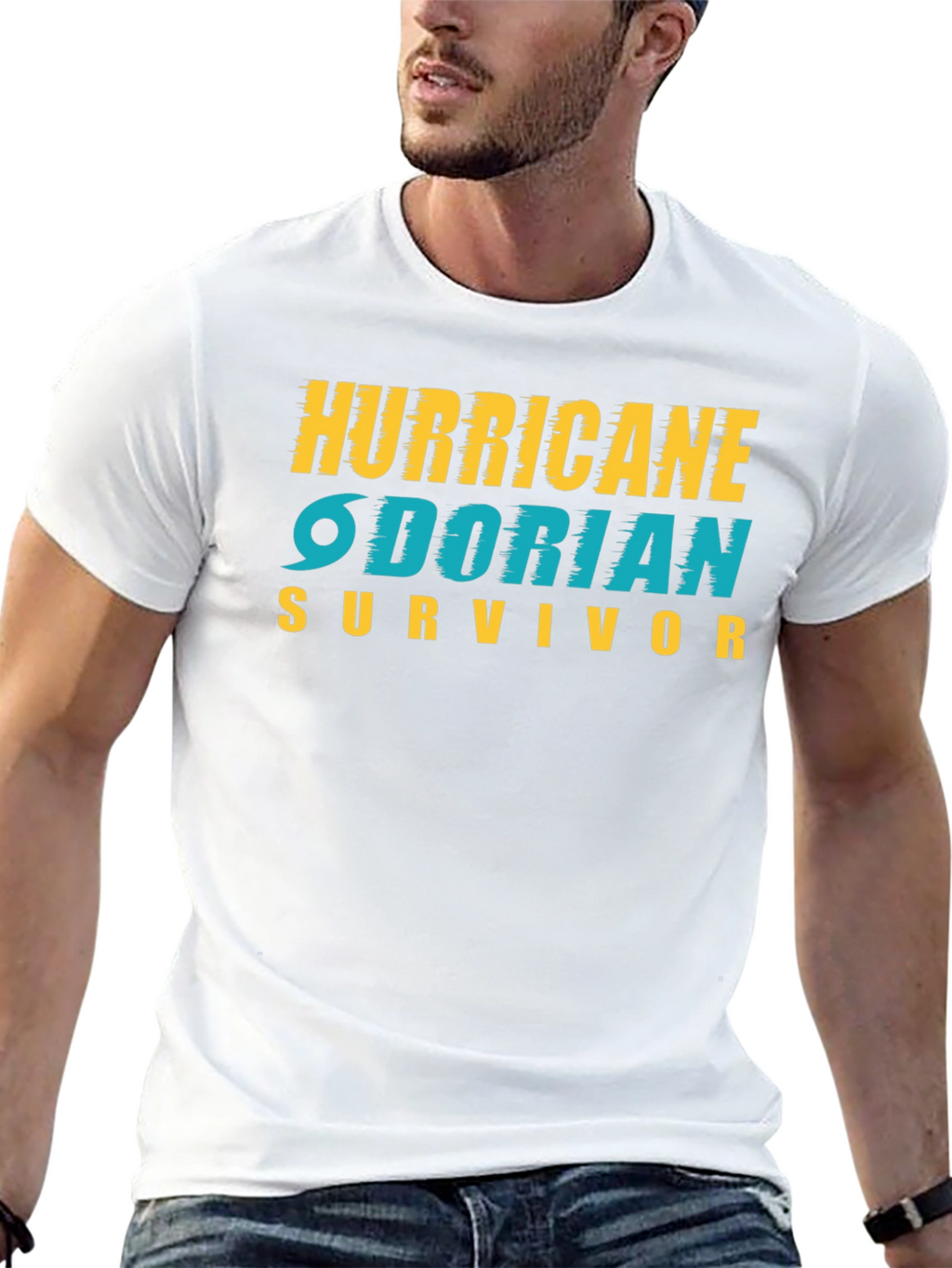 Hurricane Dorian Survivor Black T-Shirt