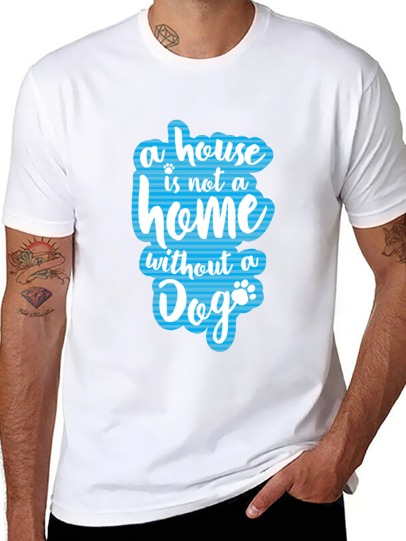 Dog Lover T-Shirt - Home Without a Dog