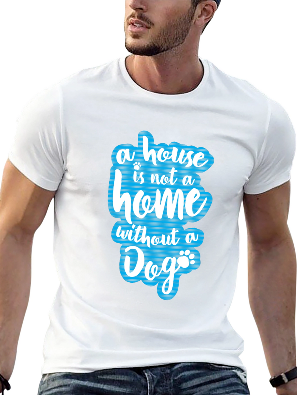 Dog Lover T-Shirt - Home Without a Dog