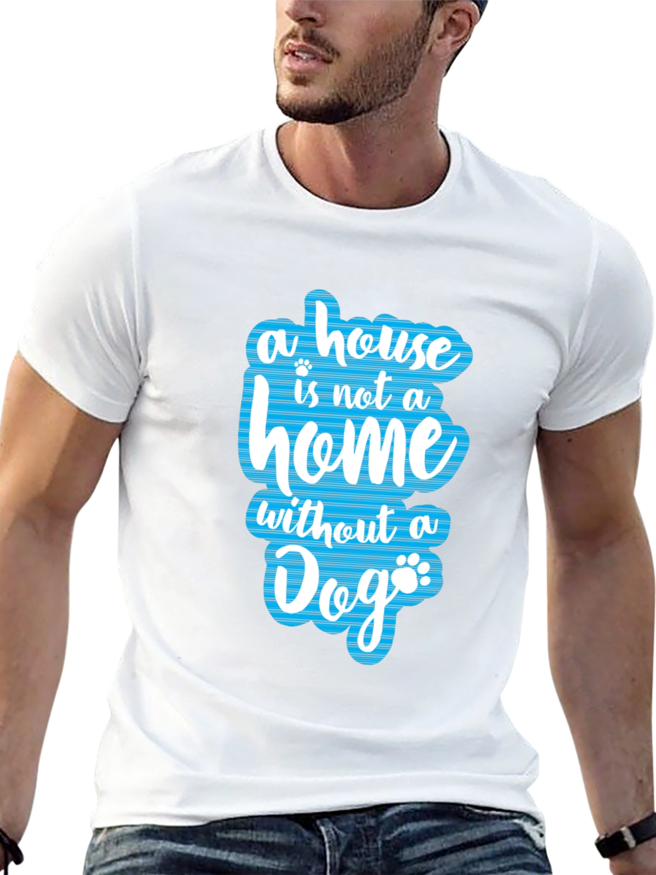 Dog Lover T-Shirt - Home Without a Dog
