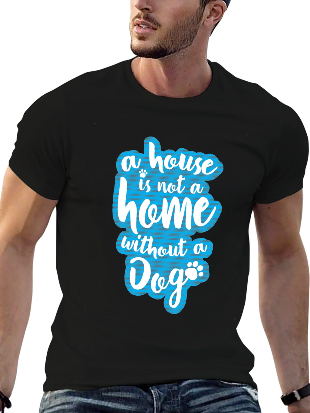 Dog Lover T-Shirt - Home Without a Dog
