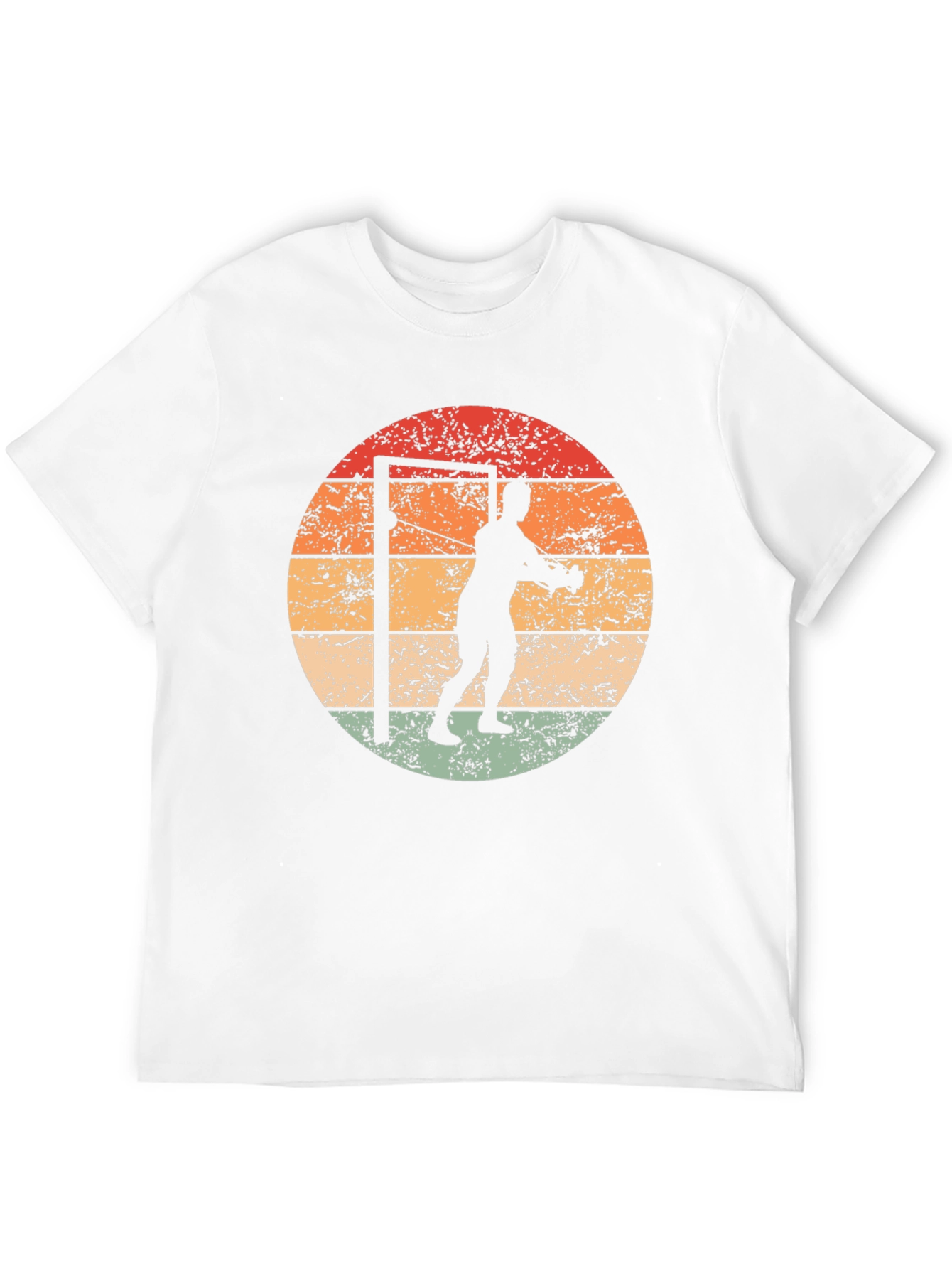 Retro Weightlifter T-Shirt - Black