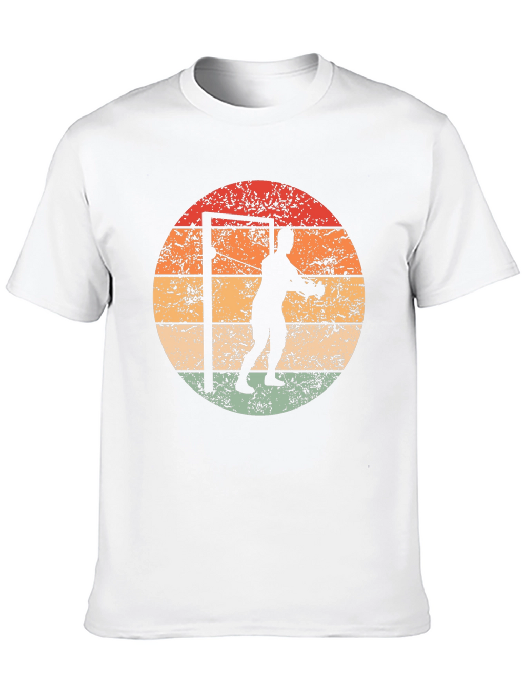 Retro Weightlifter T-Shirt - Black