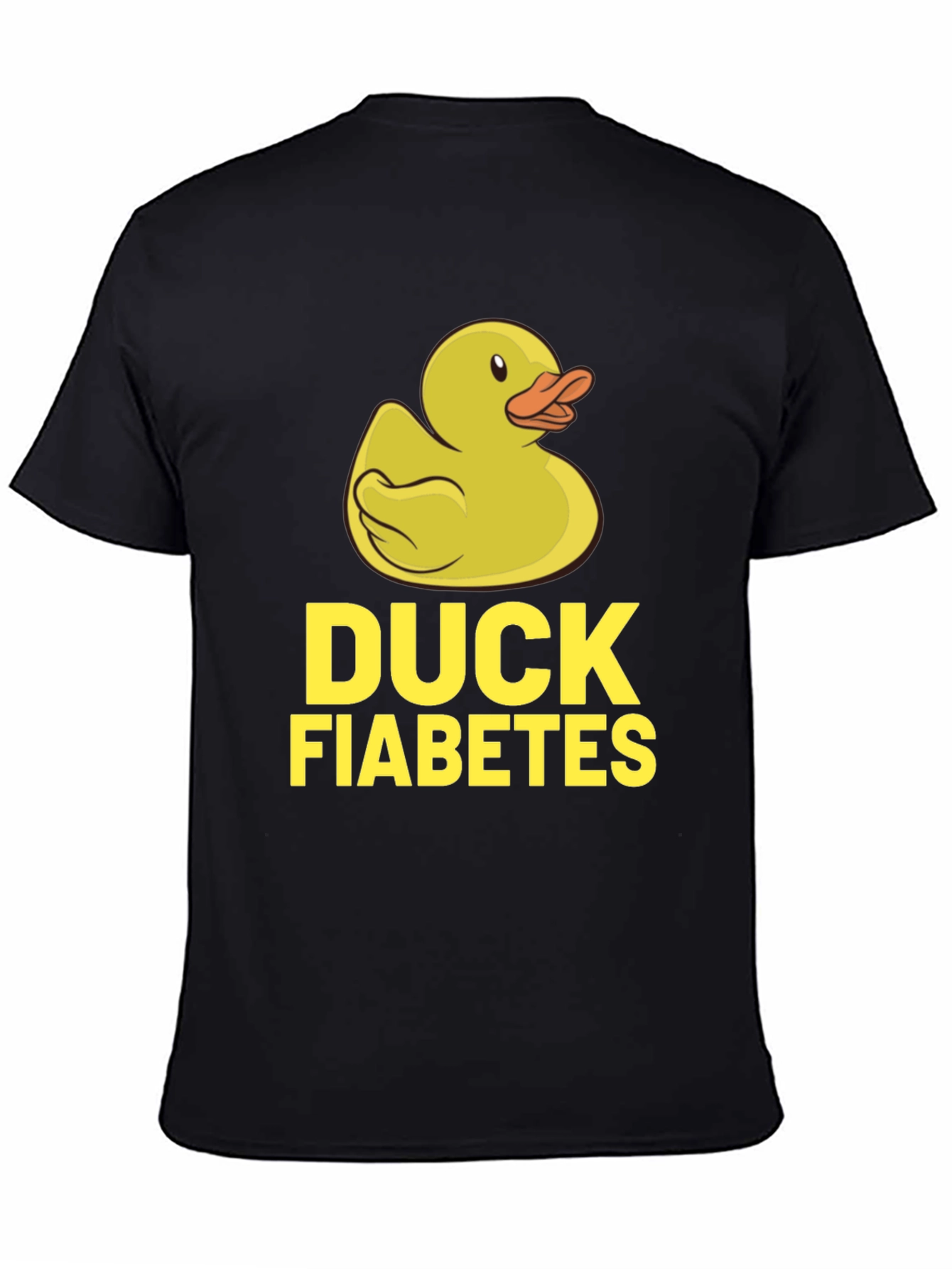 Duck Fiabetes T-Shirt - Funny Rubber Duckie Tee