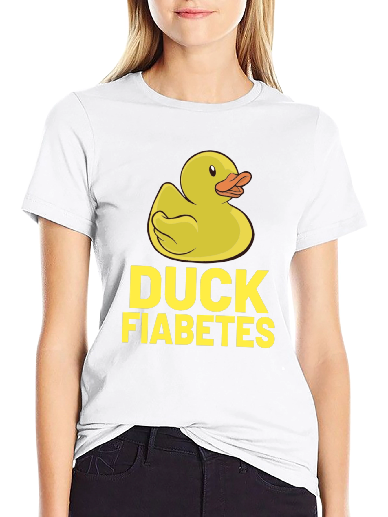 Duck Fiabetes T-Shirt - Funny Rubber Duckie Tee