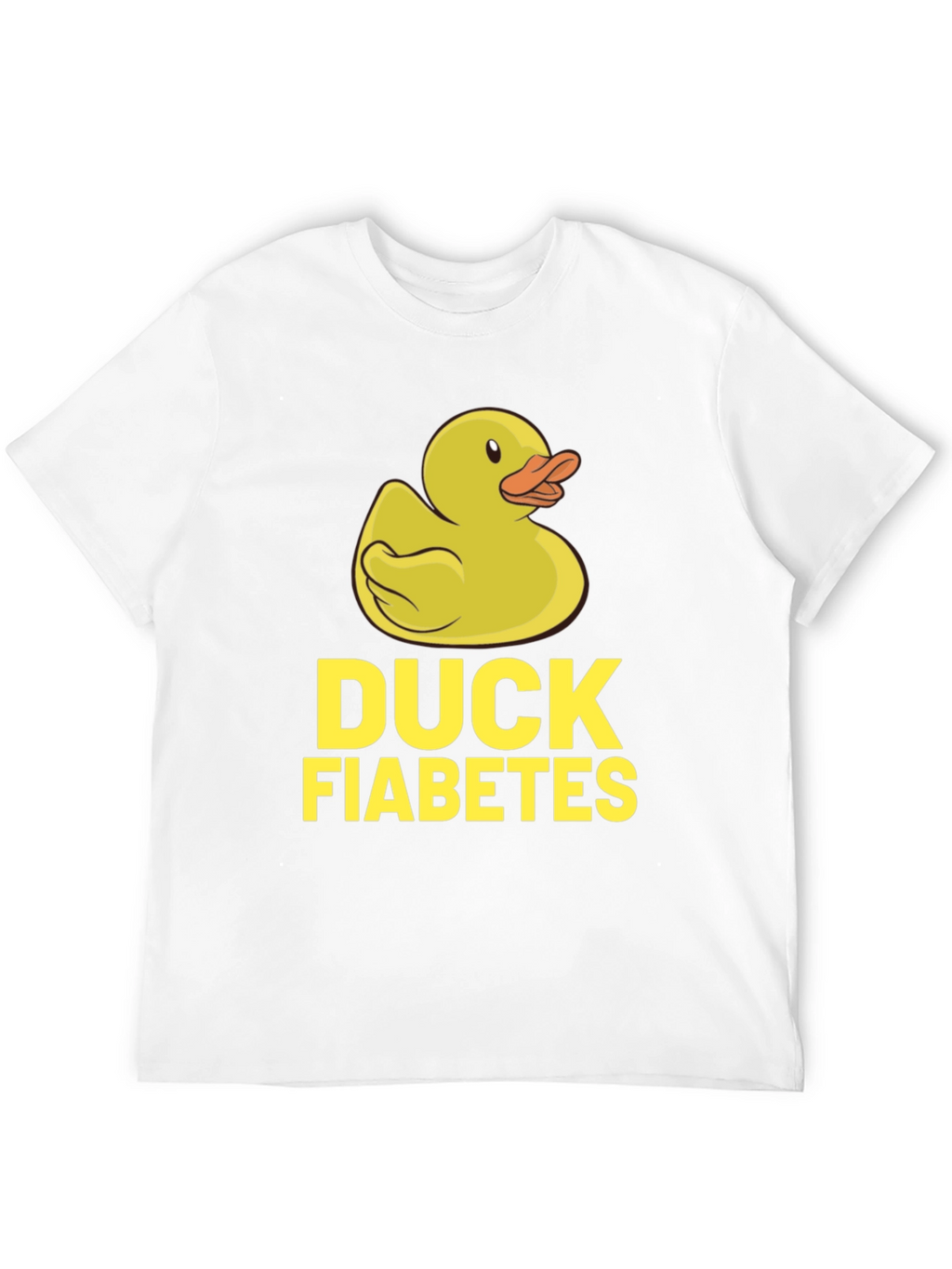 Duck Fiabetes T-Shirt - Funny Rubber Duckie Tee