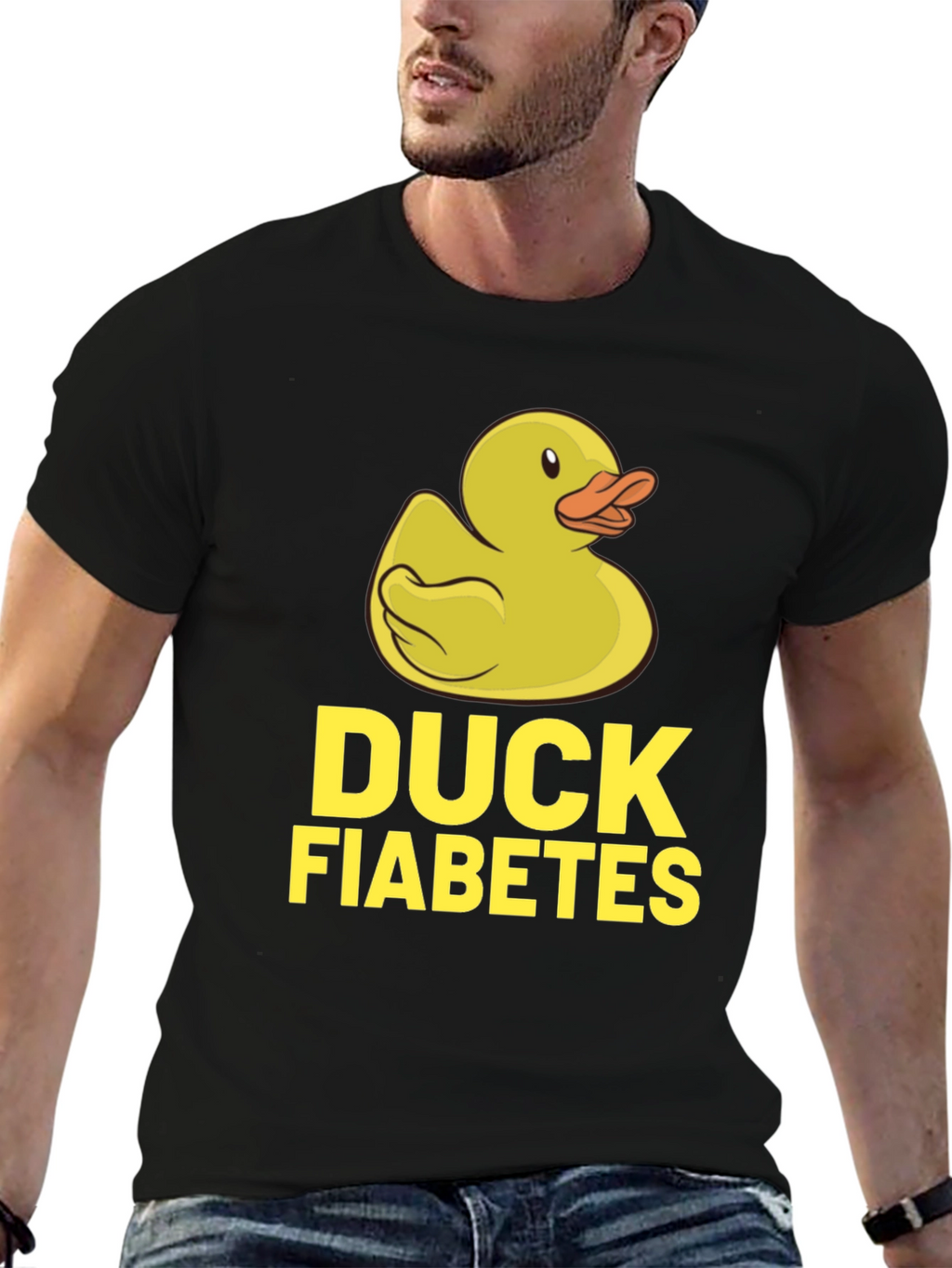 Duck Fiabetes T-Shirt - Funny Rubber Duckie Tee