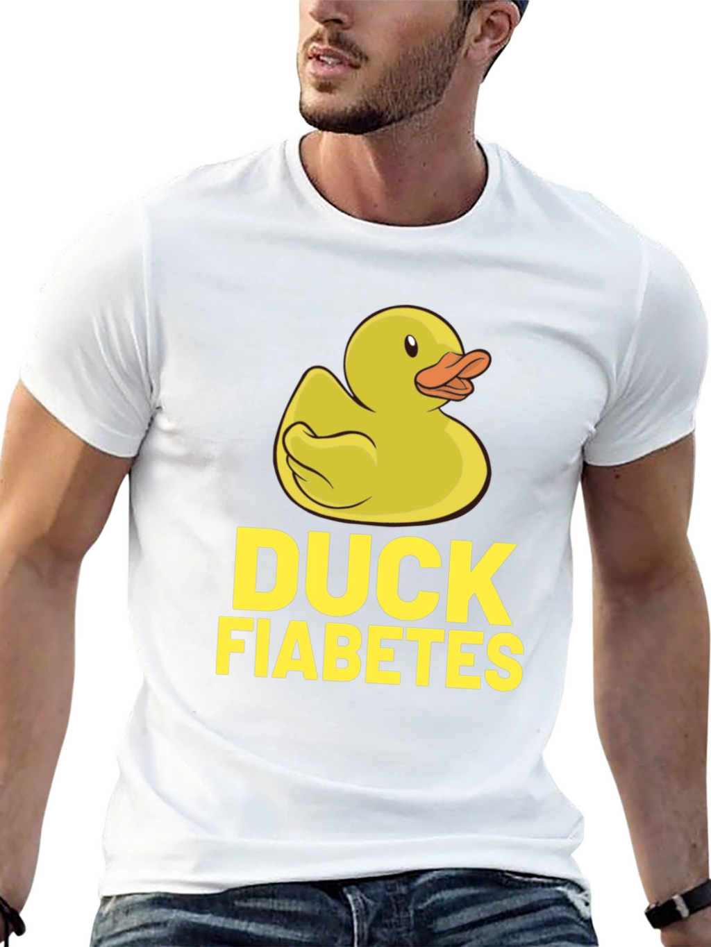 Duck Fiabetes T-Shirt - Funny Rubber Duckie Tee