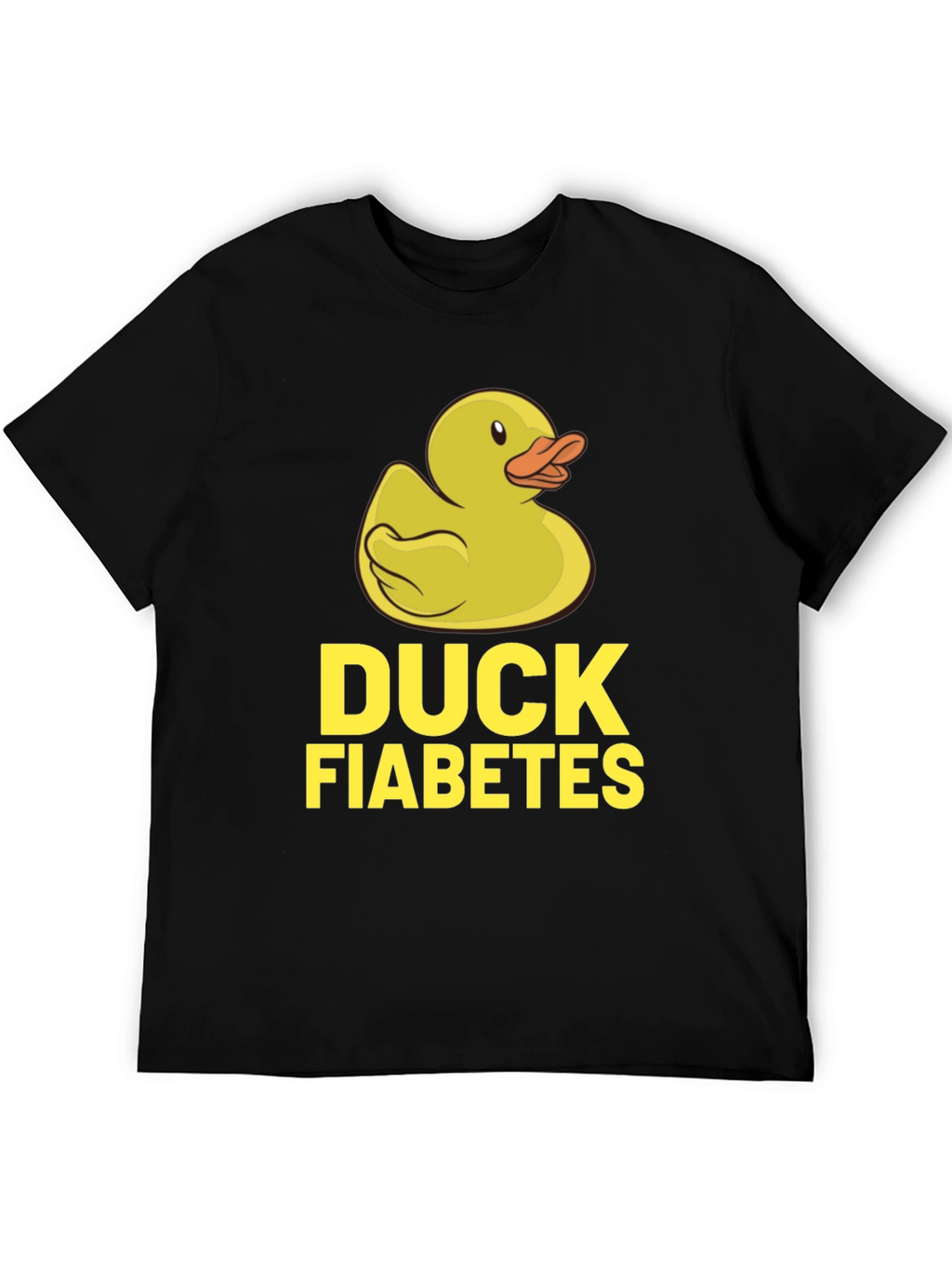 Duck Fiabetes T-Shirt - Funny Rubber Duckie Tee