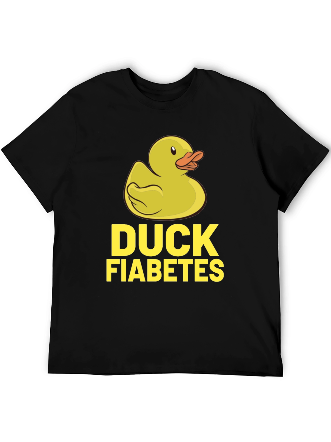Duck Fiabetes T-Shirt - Funny Rubber Duckie Tee