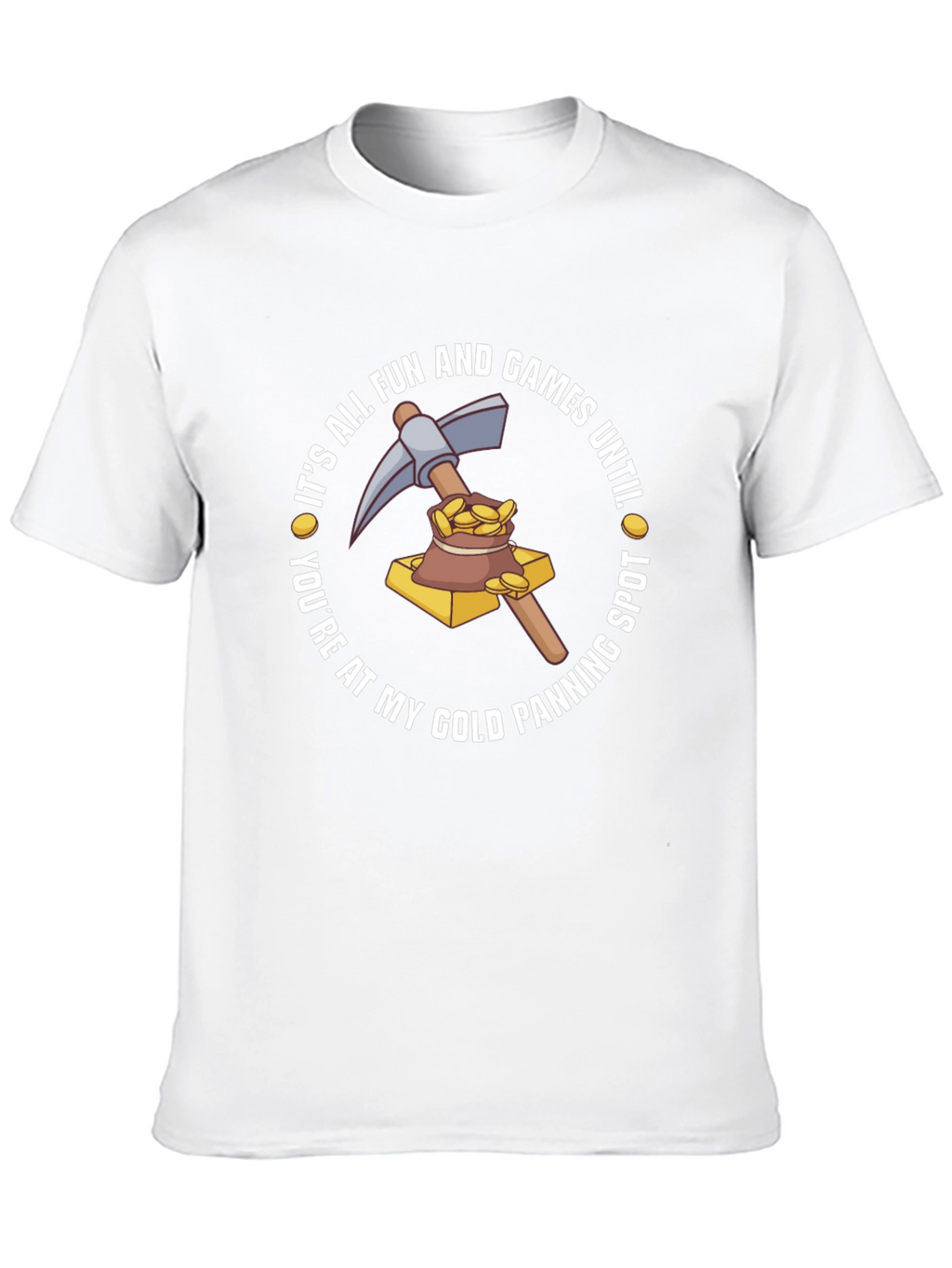 Gold Panning Humor Graphic T-Shirt