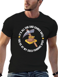 Gold Panning Humor Graphic T-Shirt