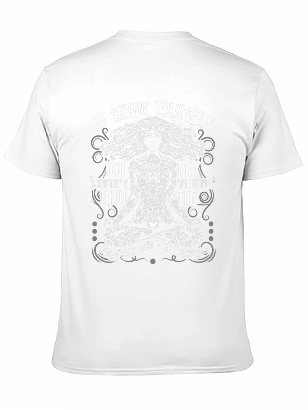 Be Yourself T-Shirt - Inspirational Yoga Design