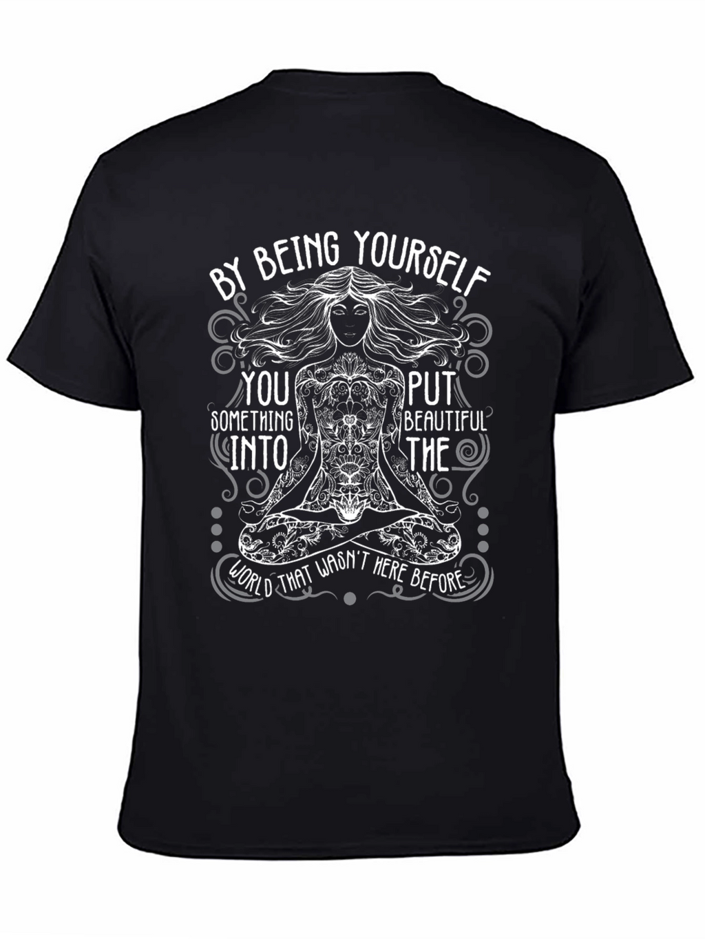 Be Yourself T-Shirt - Inspirational Yoga Design