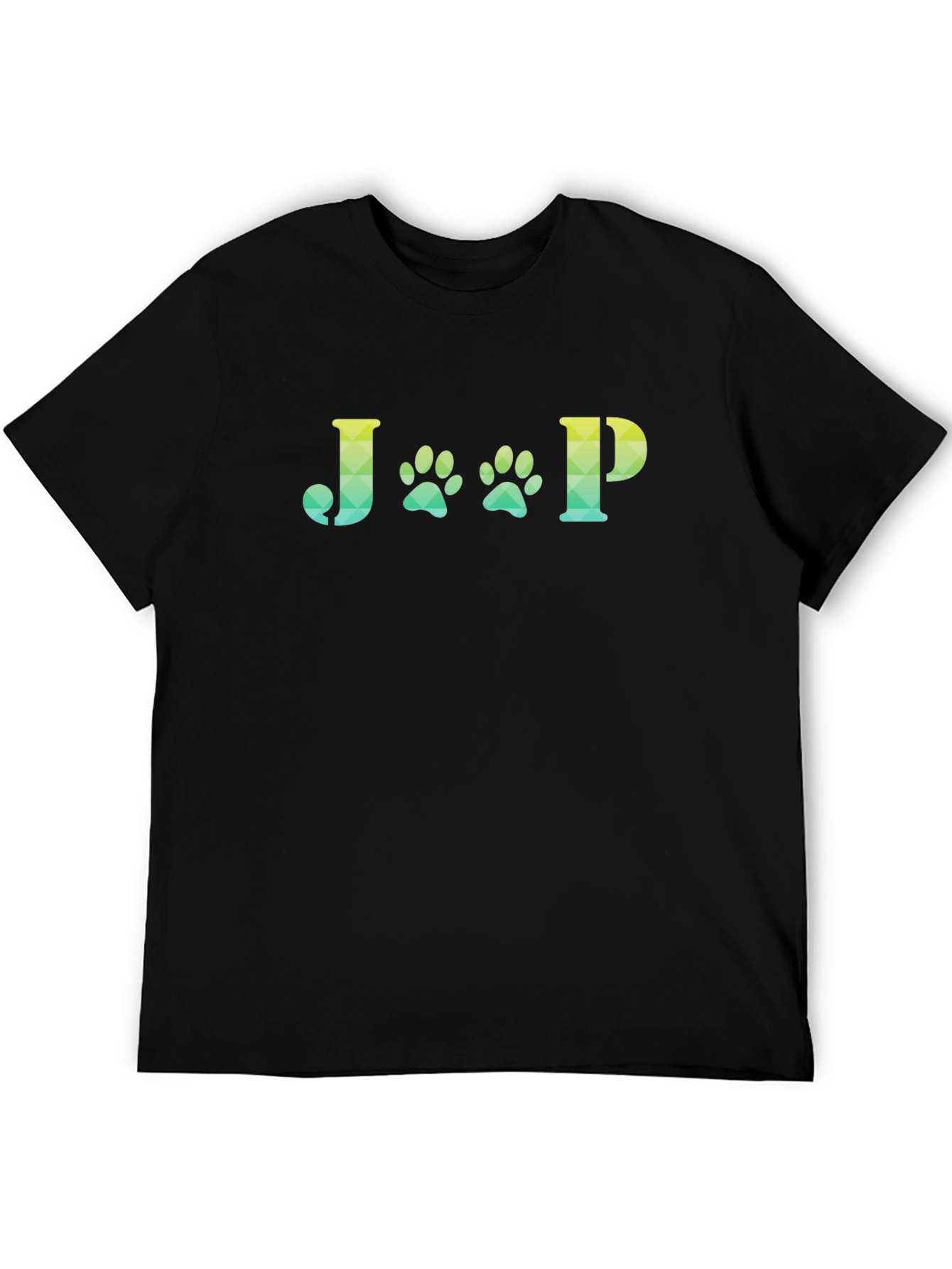 Jeep Dog Paw Print Graphic Tee - Black