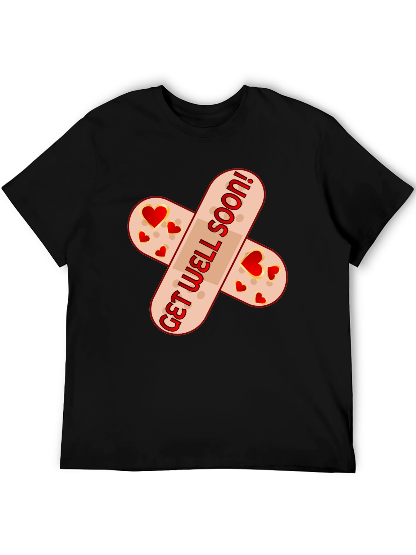 Get Well Soon Bandage T-Shirt - Funny & Heartfelt
