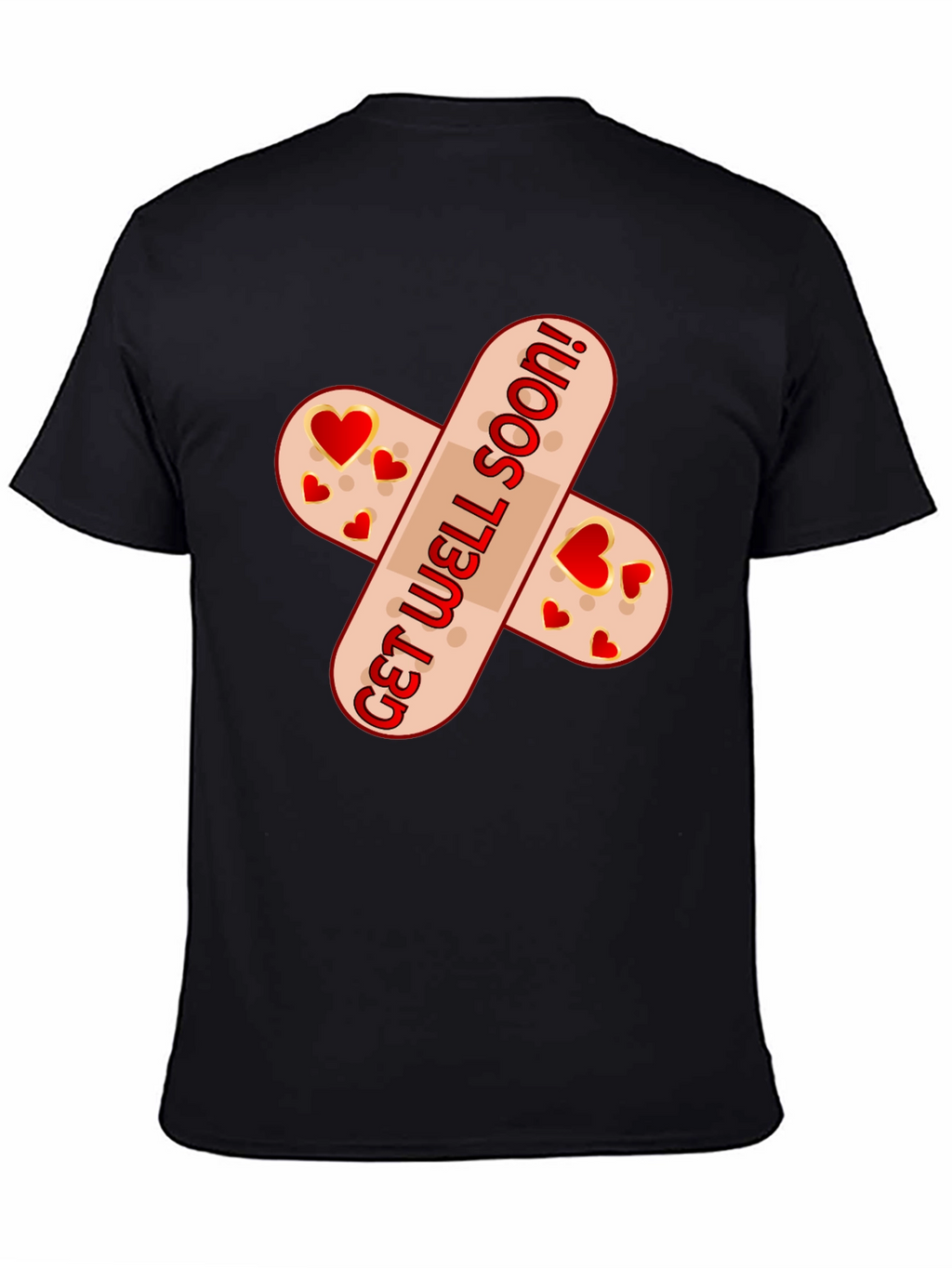 Get Well Soon Bandage T-Shirt - Funny & Heartfelt