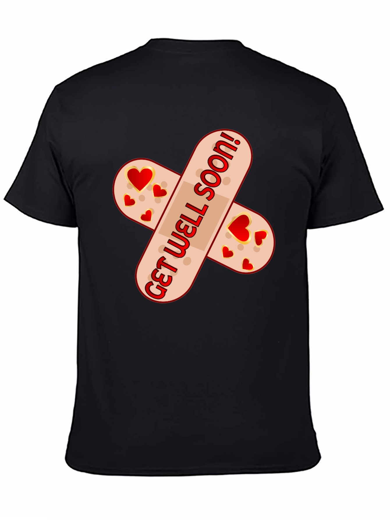 Get Well Soon Bandage T-Shirt - Funny & Heartfelt