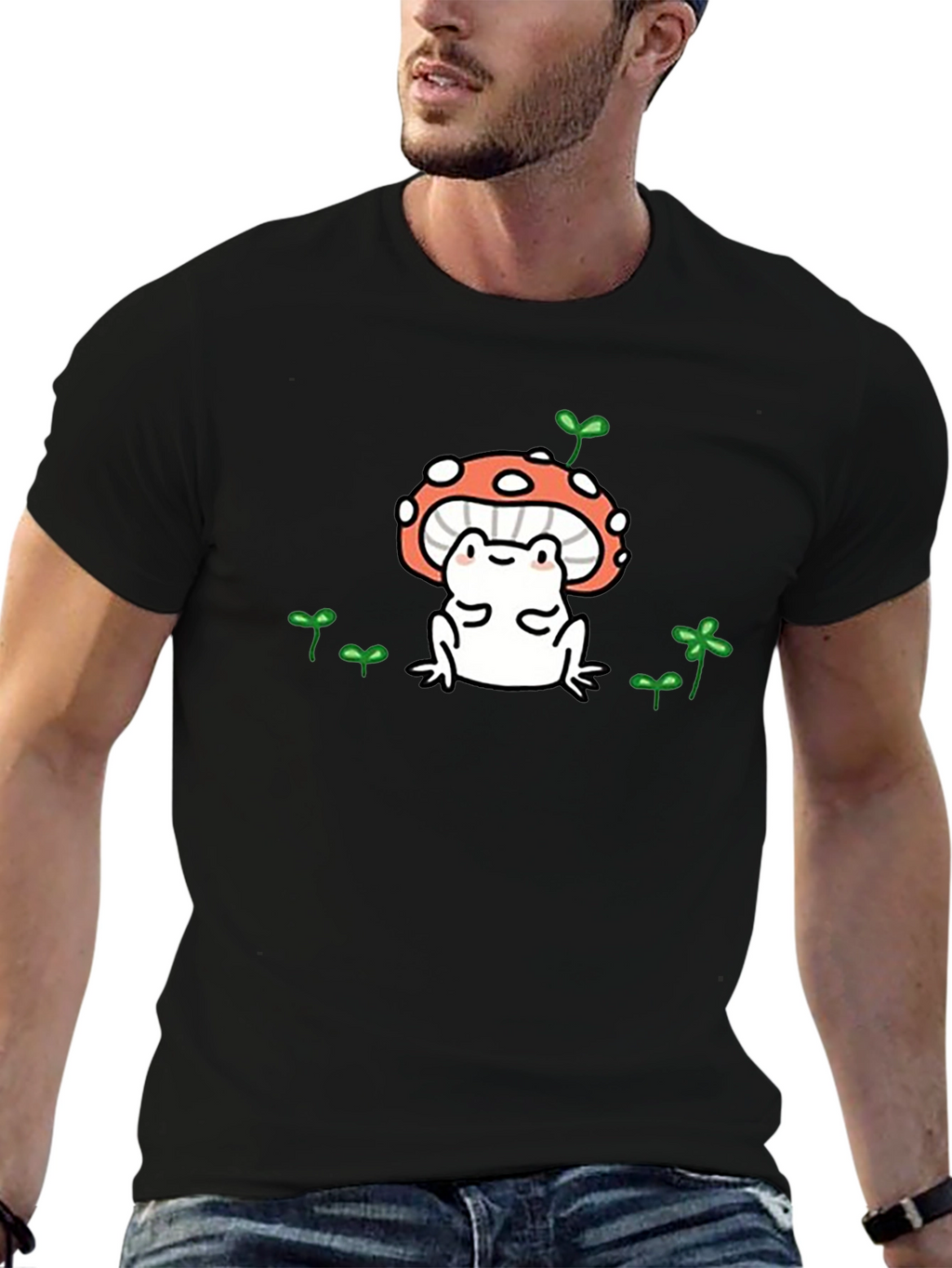 Cute Frog Mushroom T-Shirt