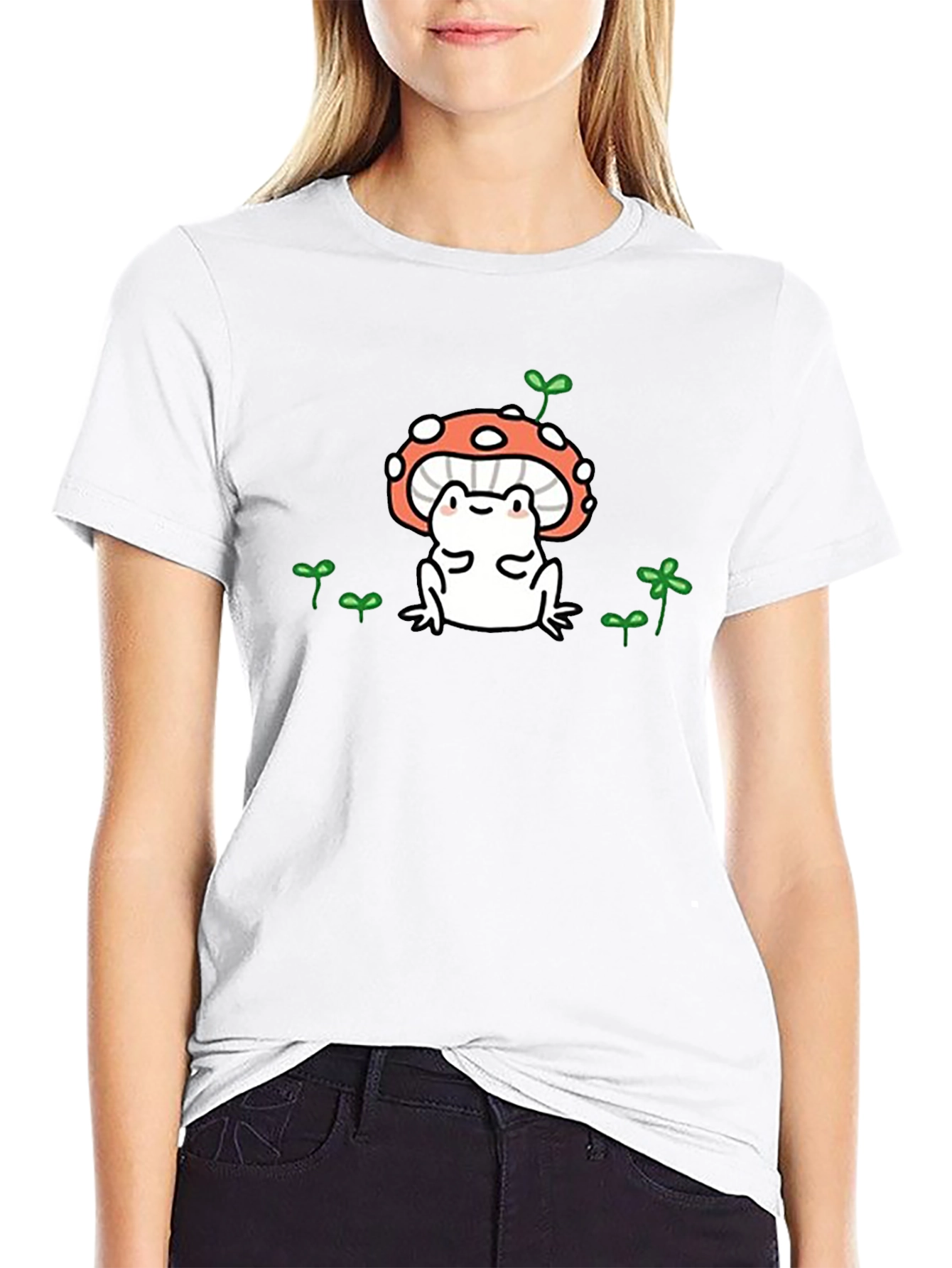 Cute Frog Mushroom T-Shirt