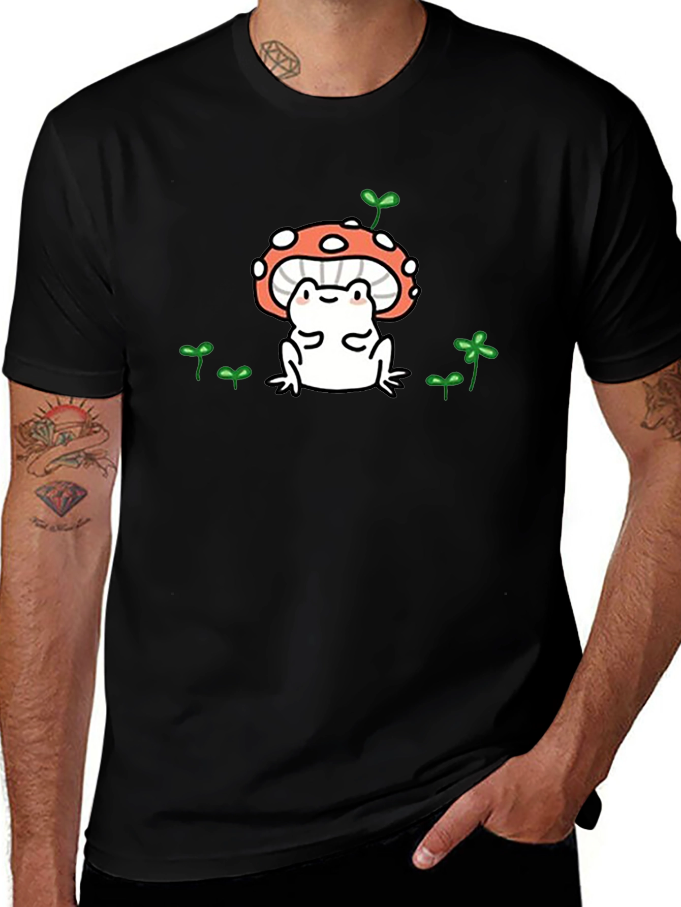 Cute Frog Mushroom T-Shirt
