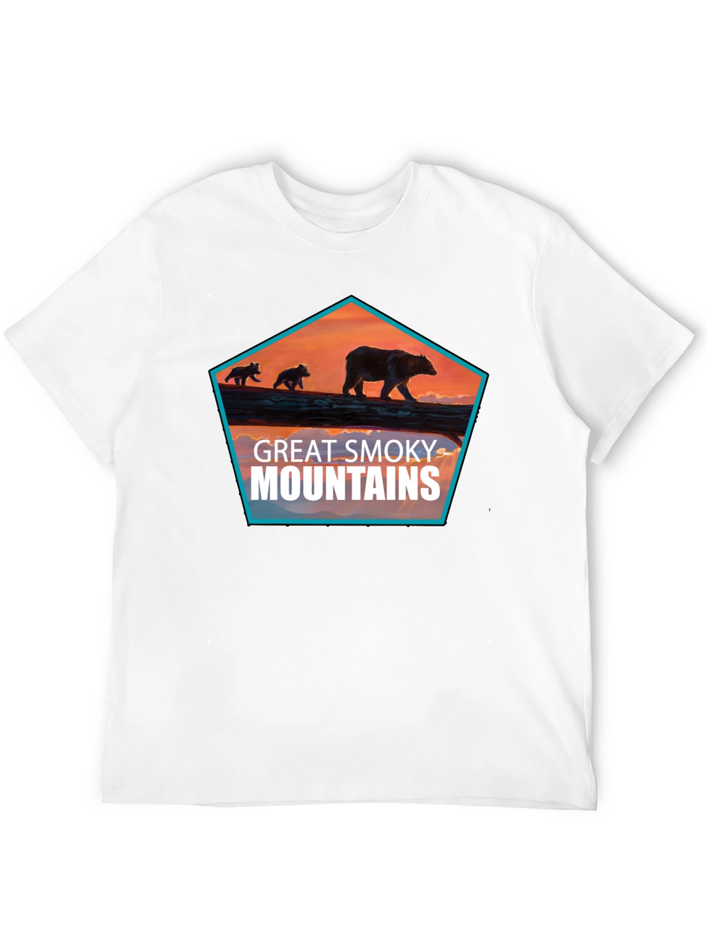 Great Smoky Mountains Bear Graphic T-Shirt