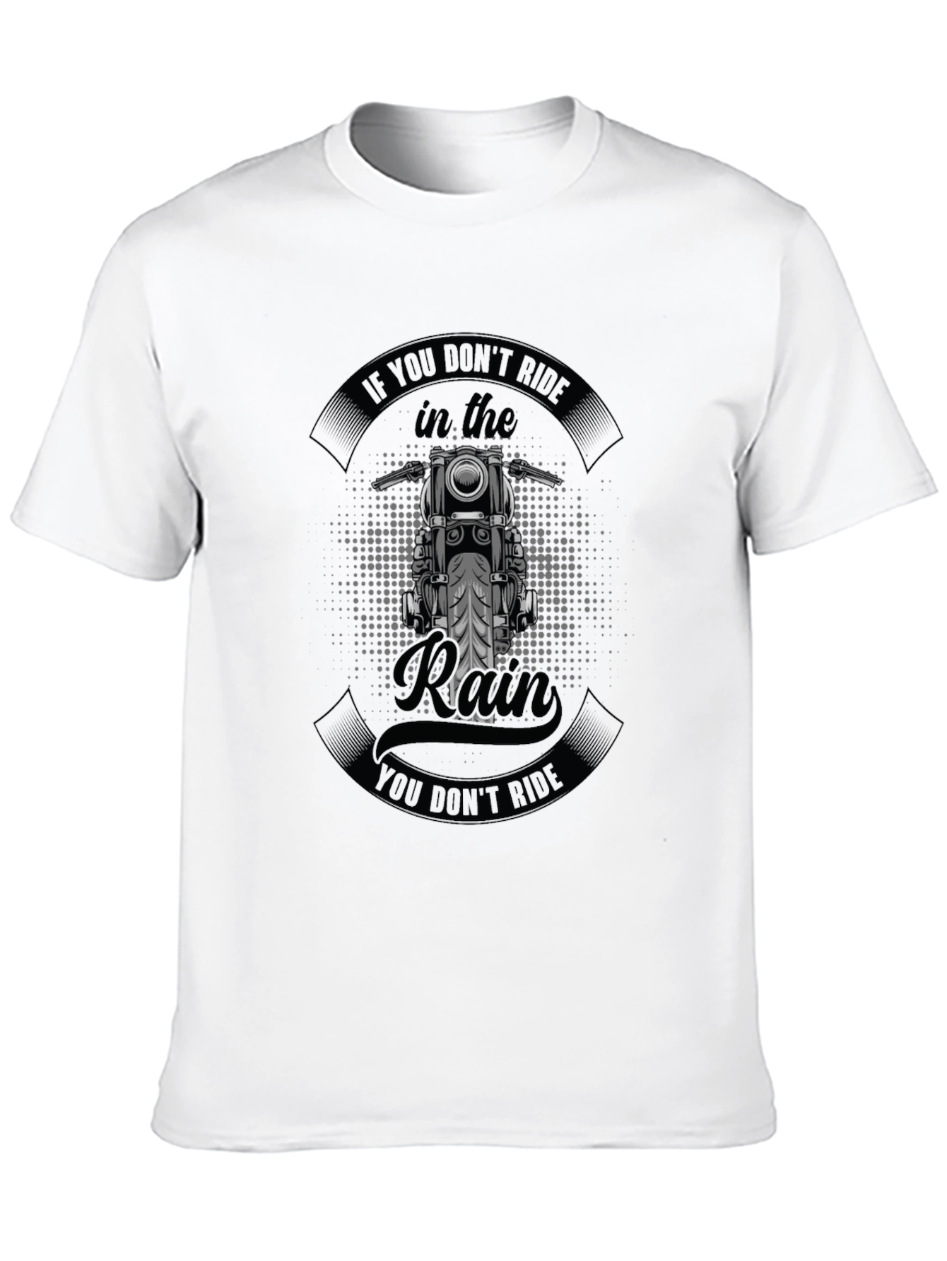 Ride in the Rain Motorcycle T-Shirt