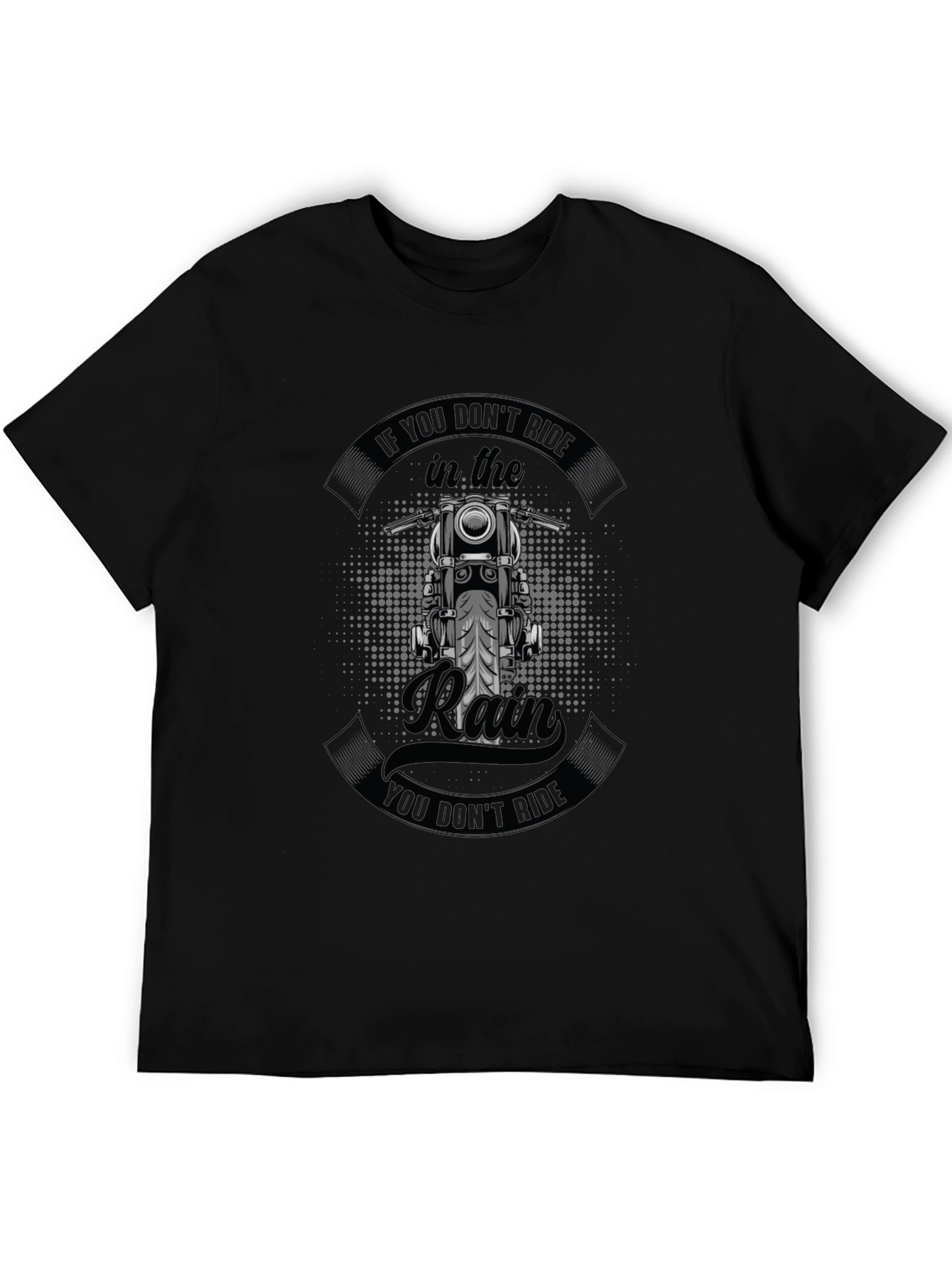 Ride in the Rain Motorcycle T-Shirt