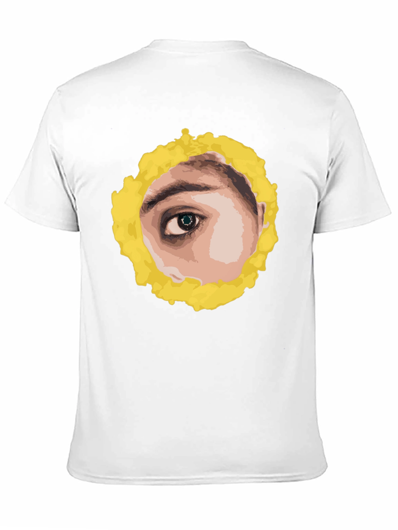 Eye See You Graphic Tee - Black Cotton T-Shirt