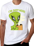 Im Just Here Alien Graphic Tee