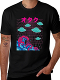 Retro Wave UFO Graphic Tee