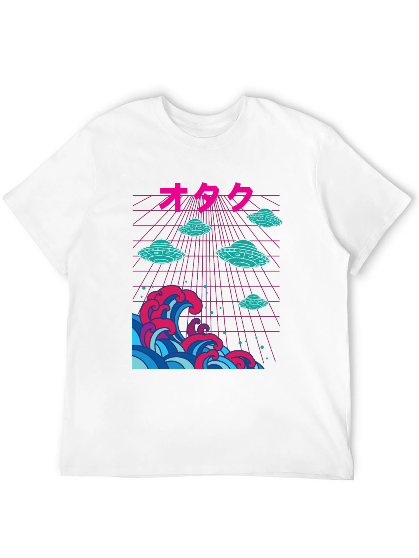 Retro Wave UFO Graphic Tee