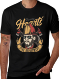 Burning Hearts Fire Department Graphic Tee