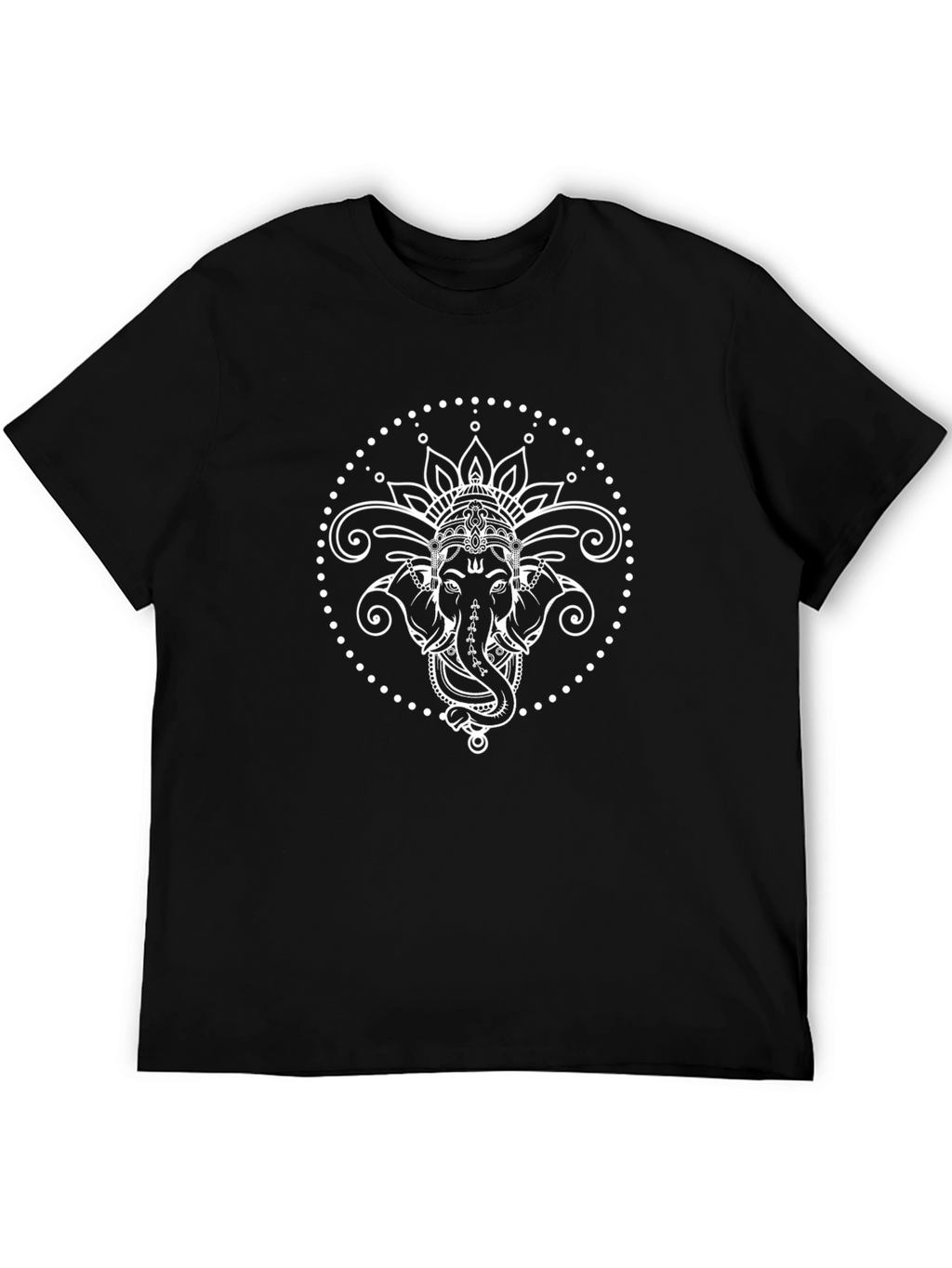 Ganesh Mandala Graphic Tee - Stylish Cotton T-Shirt