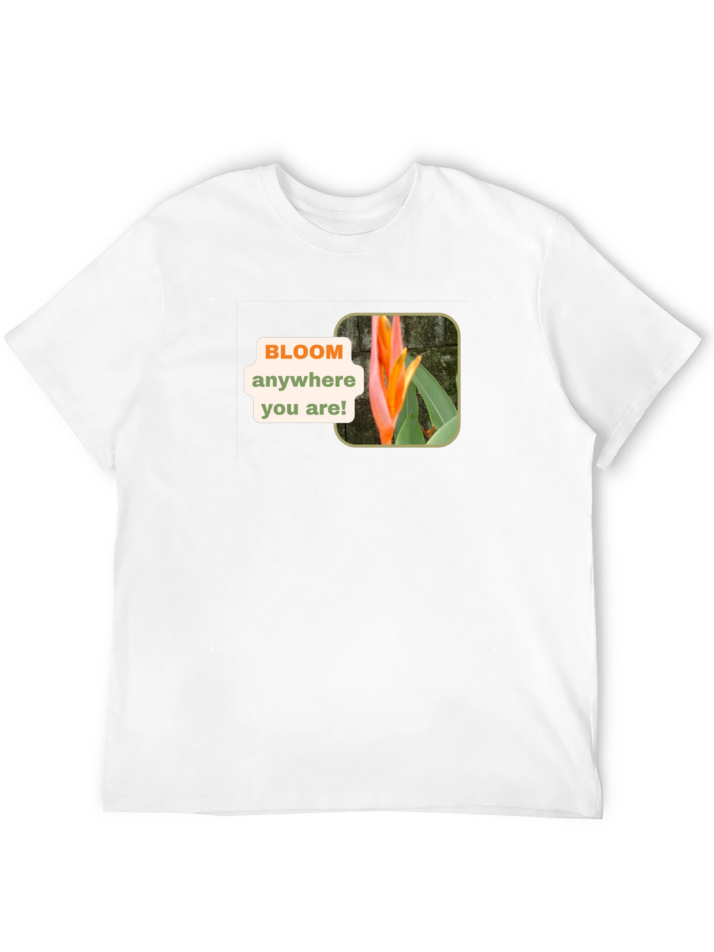 Bloom Anywhere Black T-Shirt