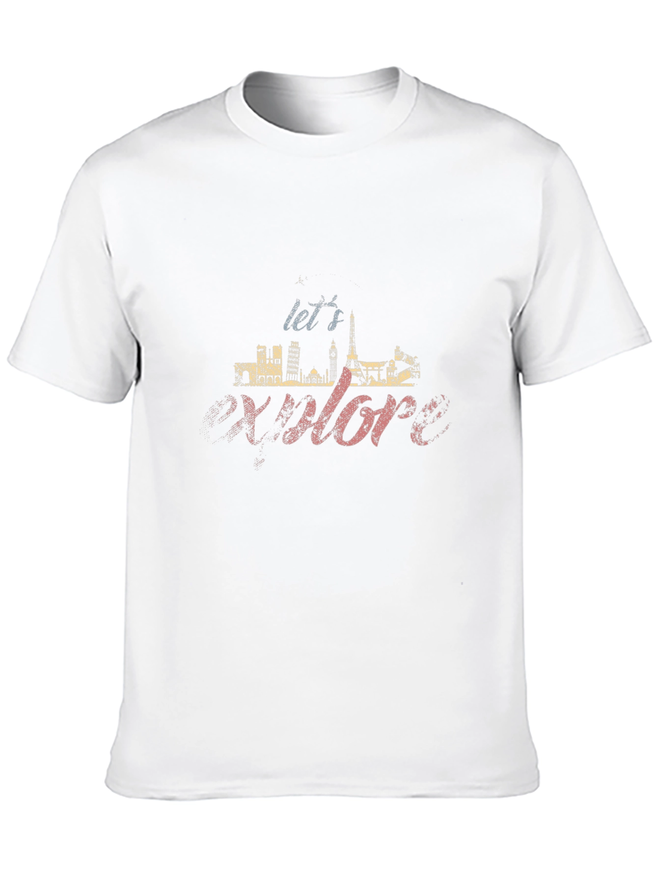 Lets Explore Graphic Tee - Black