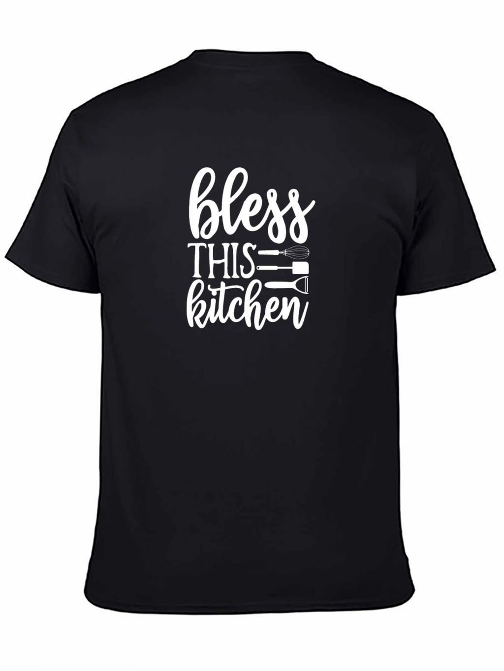 Bless This Kitchen Black T-Shirt